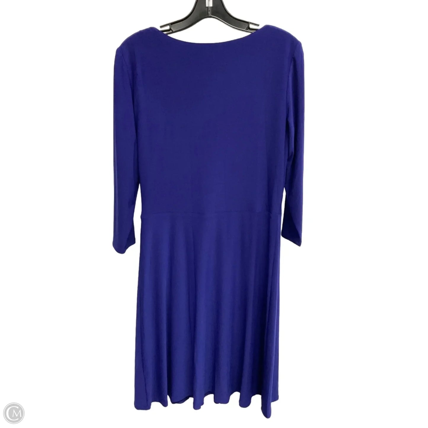 Dress Work By Lauren By Ralph Lauren In Blue, Size: L