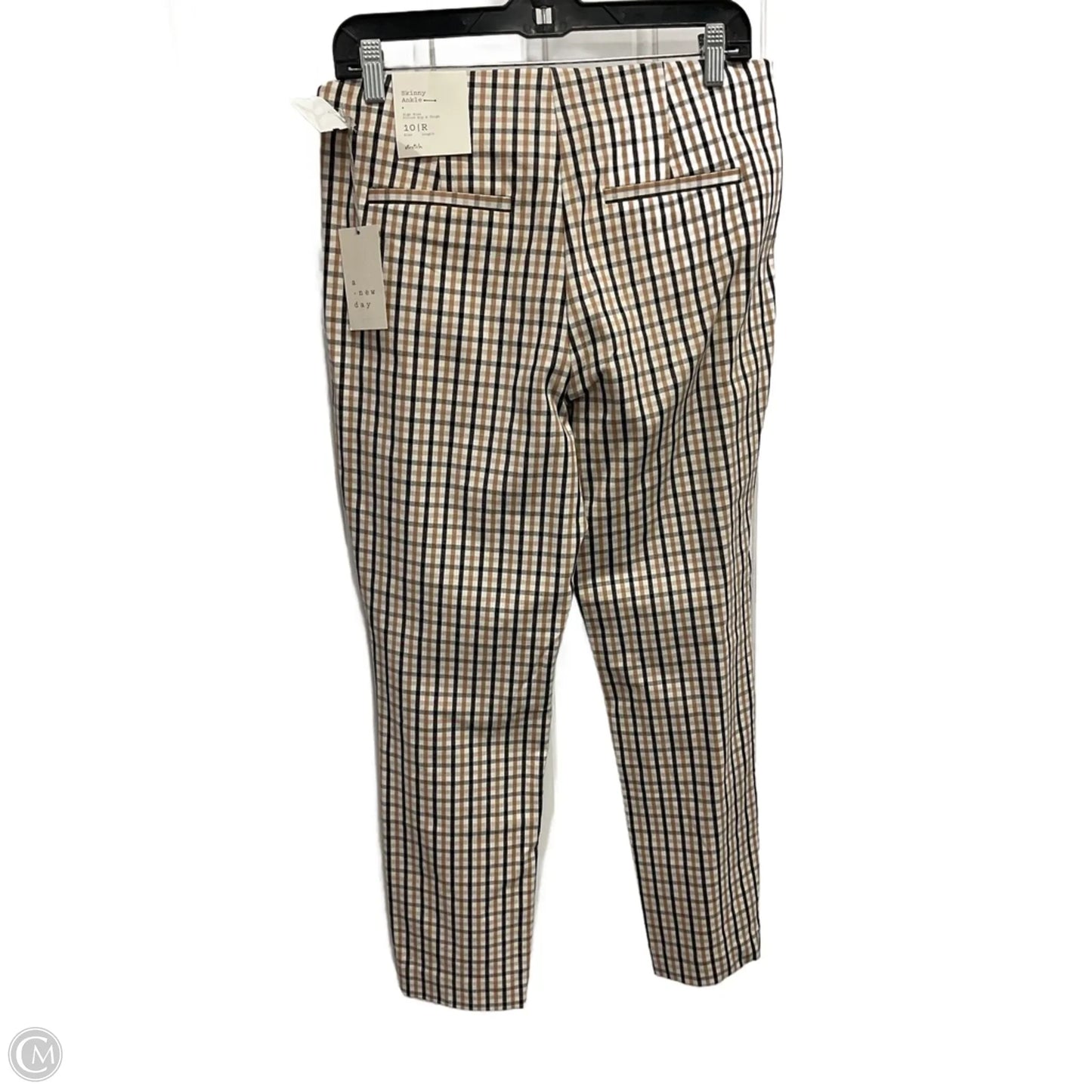 Pants Dress By A New Day In Plaid Pattern, Size: 10