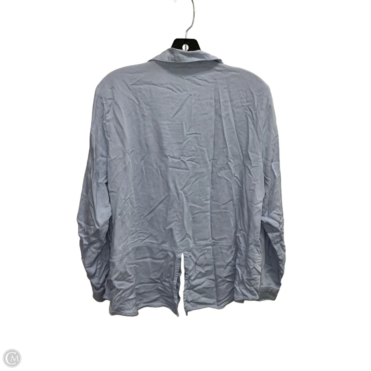 Top Long Sleeve By Beachlunchlounge In Blue, Size: Xl