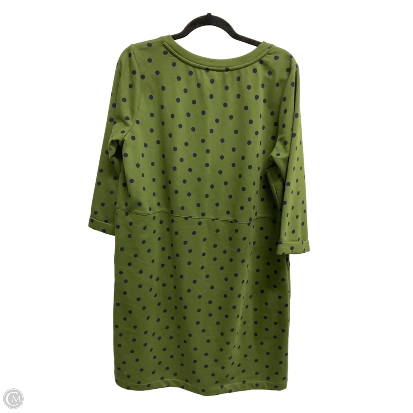 Dress Casual Midi By Boden In Blue & Green, Size: L