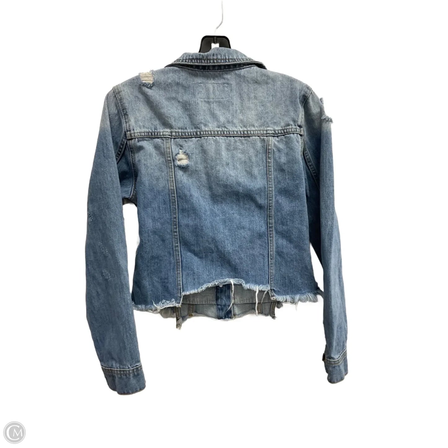 Jacket Denim By Kancan In Blue, Size: S