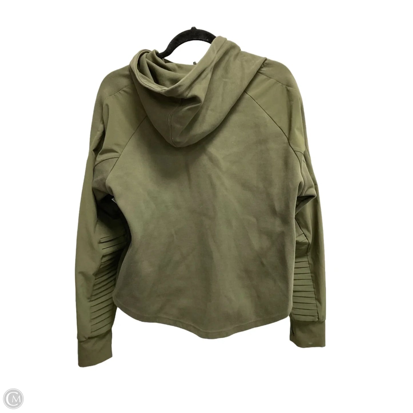 Athletic Sweatshirt Hoodie By Puma In Green, Size: L