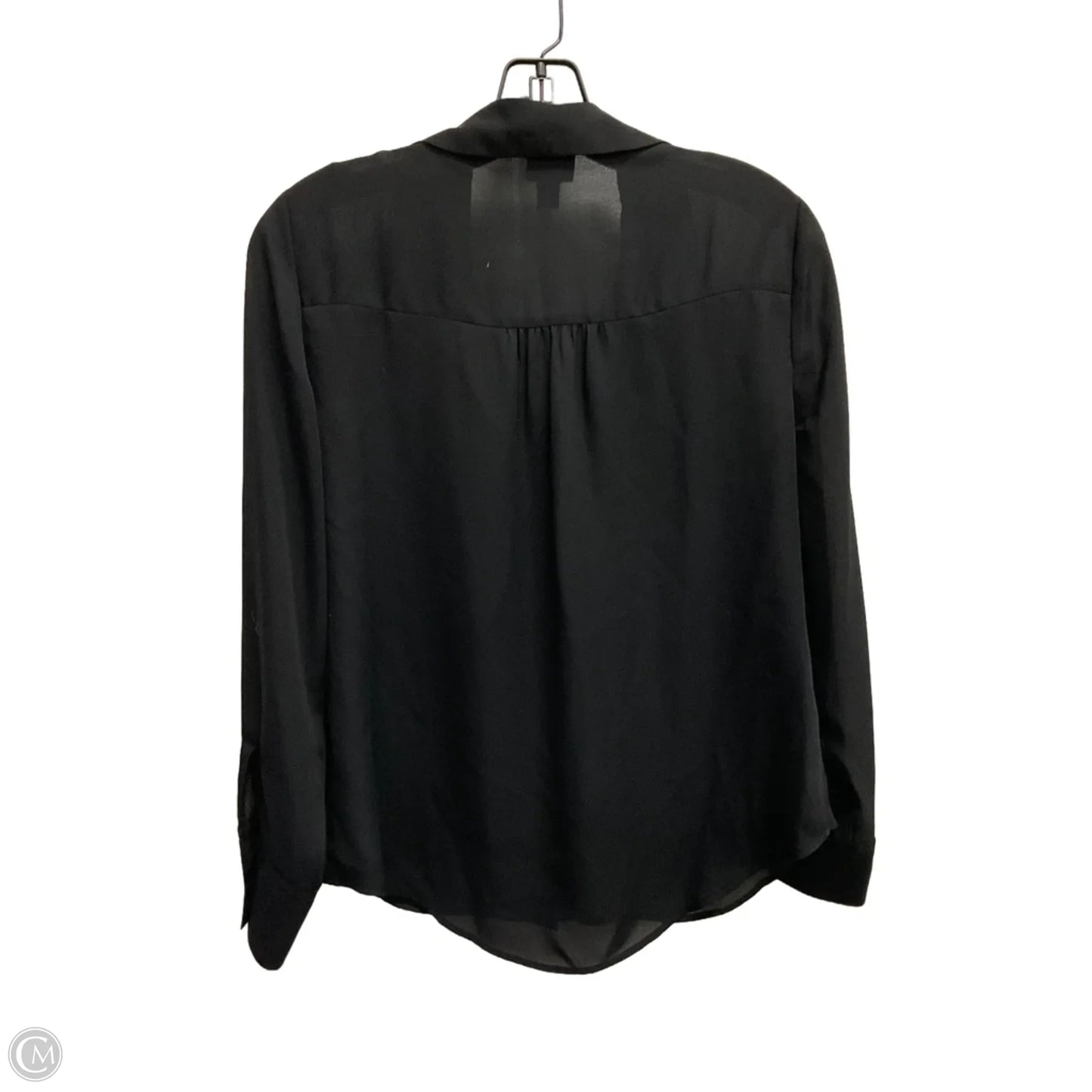 Blouse Long Sleeve By Worthington In Black, Size: Sp