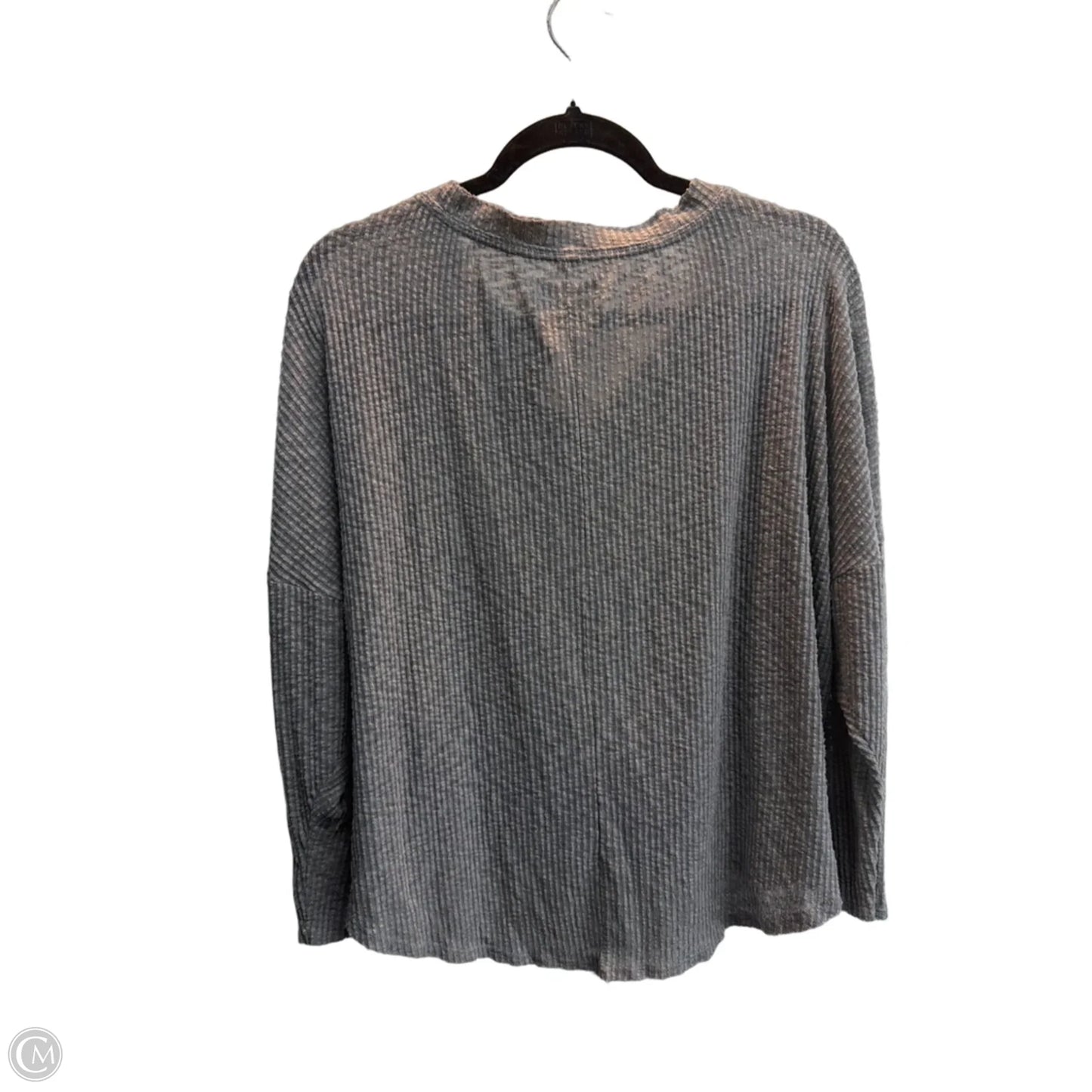 Top Long Sleeve By Urban Outfitters In Grey, Size: S