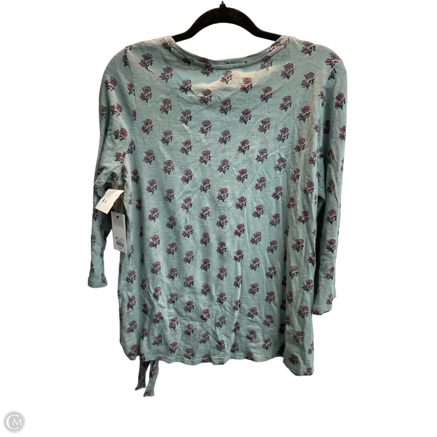 Top Long Sleeve By Sonoma In Floral Print, Size: M