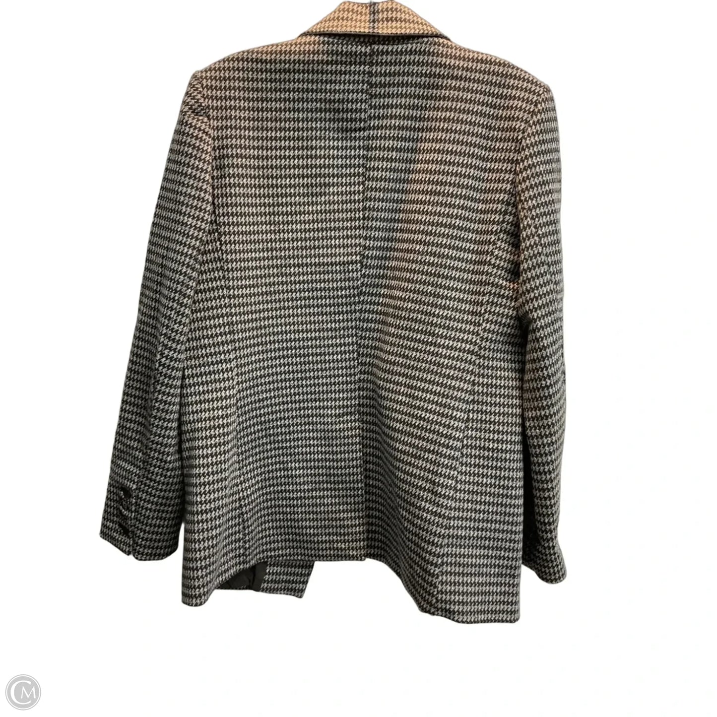 Blazer By Philosophy In Black & Grey, Size: M