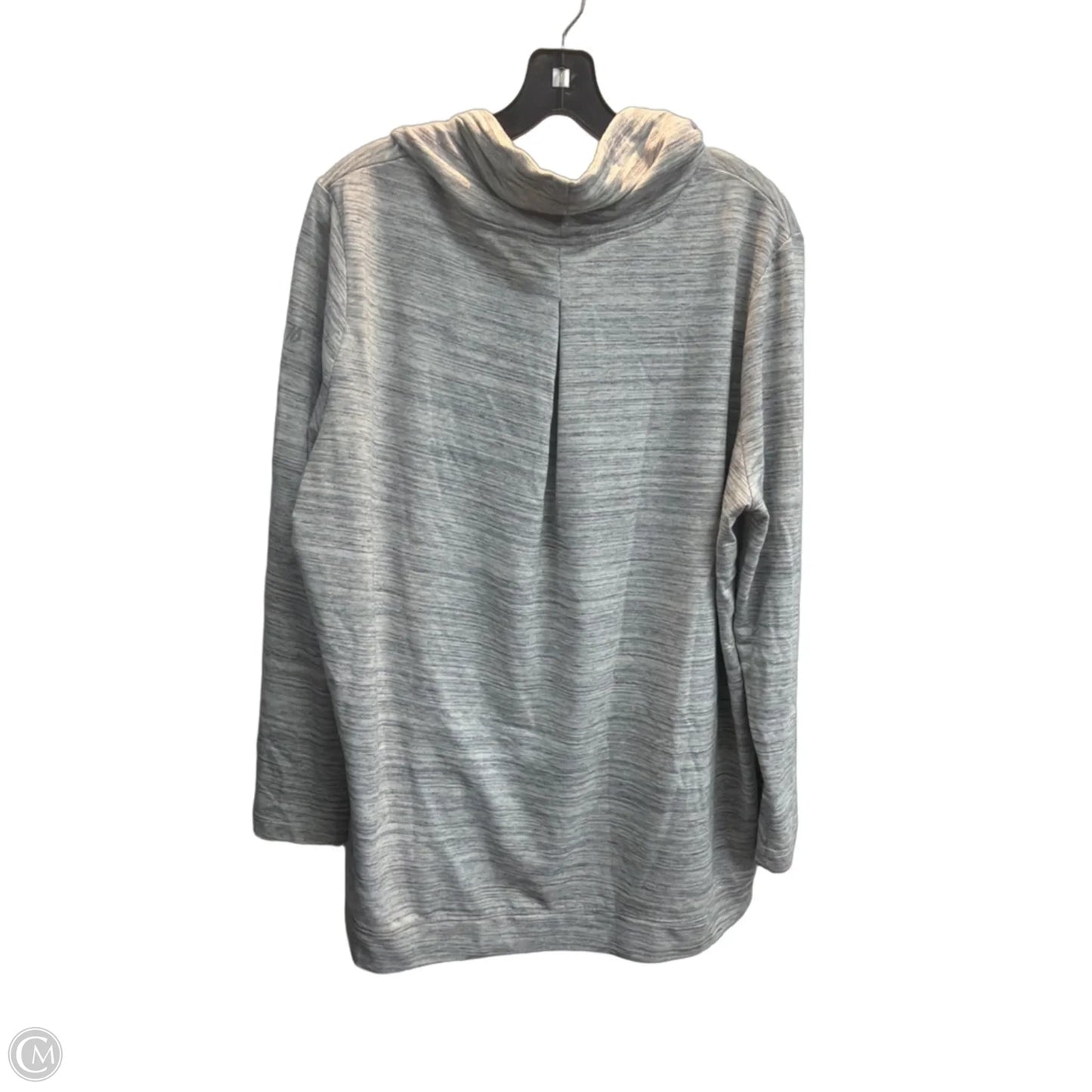 Sweatshirt Collar By Eddie Bauer In Grey, Size: S