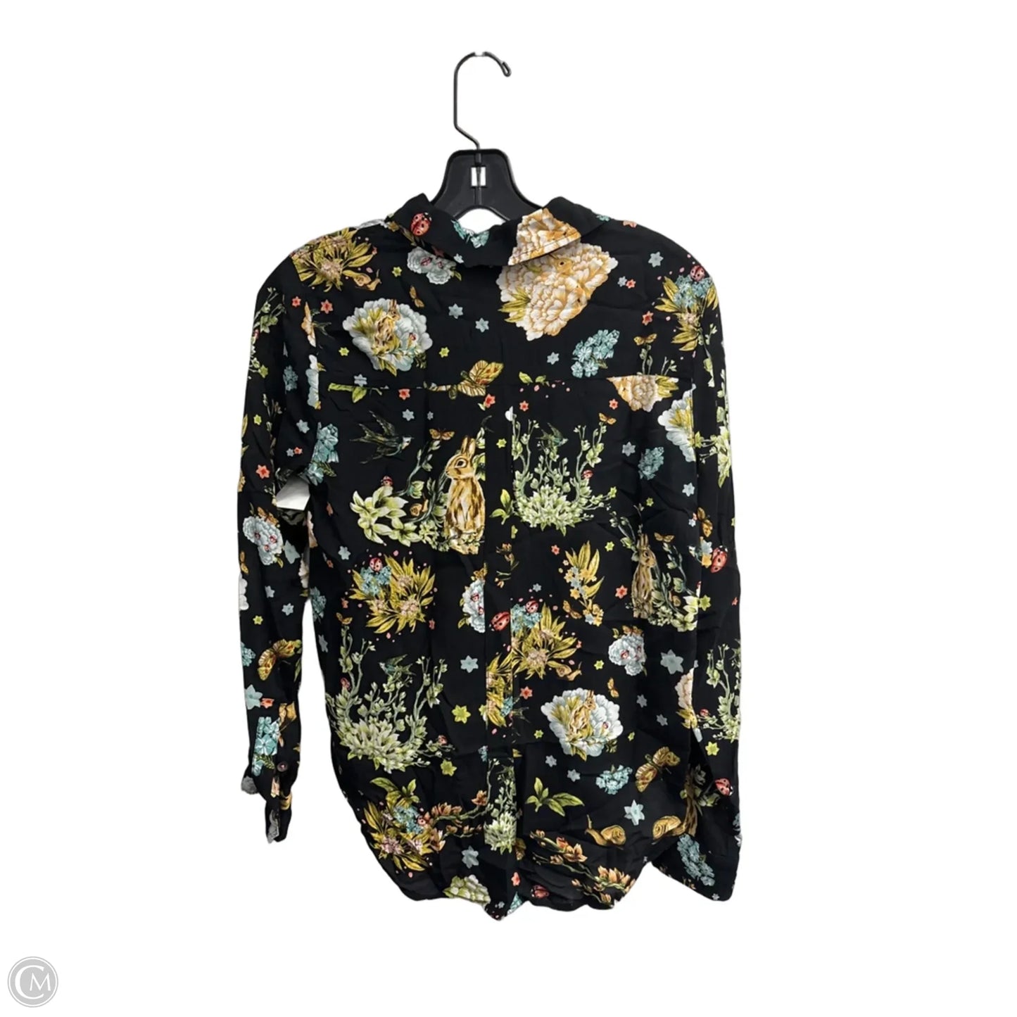Top Long Sleeve By Maeve In Floral Print, Size: S