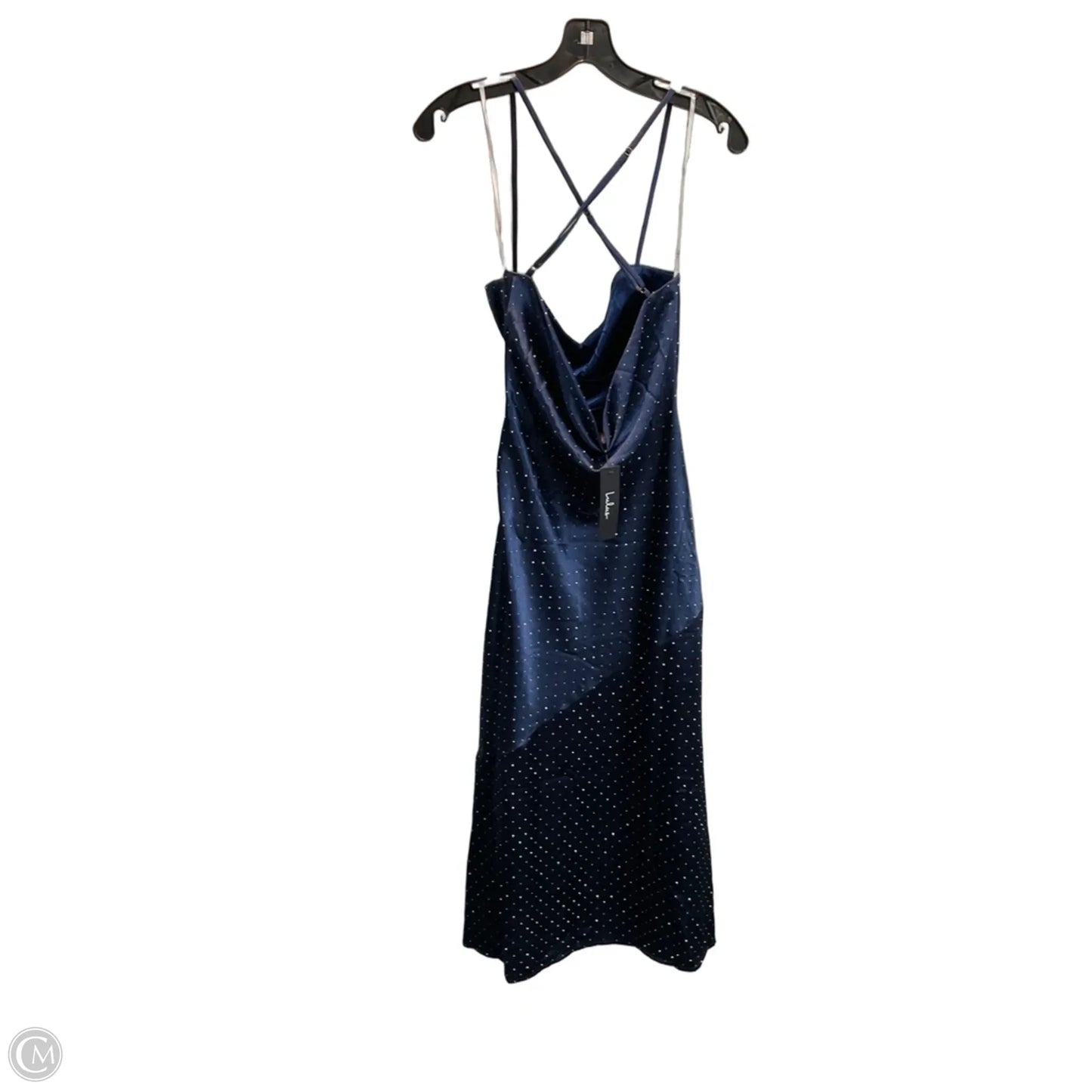Dress Party Long By Lulus In Navy, Size: S