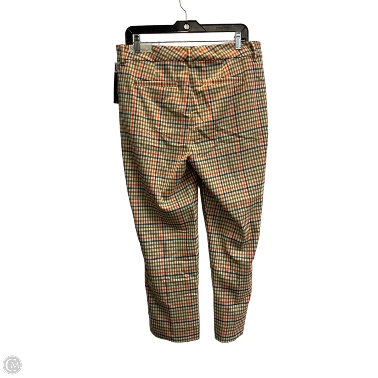 Pants Dress By Liverpool In Plaid Pattern, Size: 10