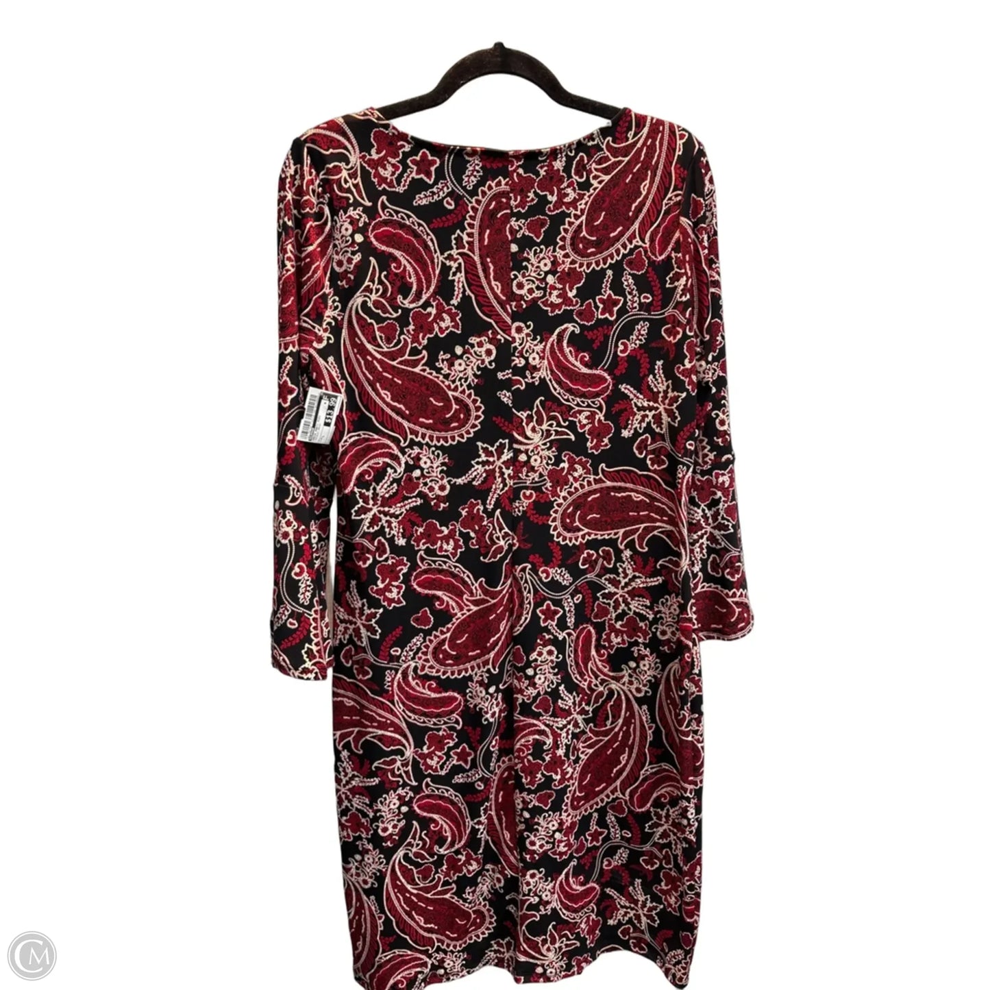 Dress Party Midi By Glamour In Paisley Print, Size: L