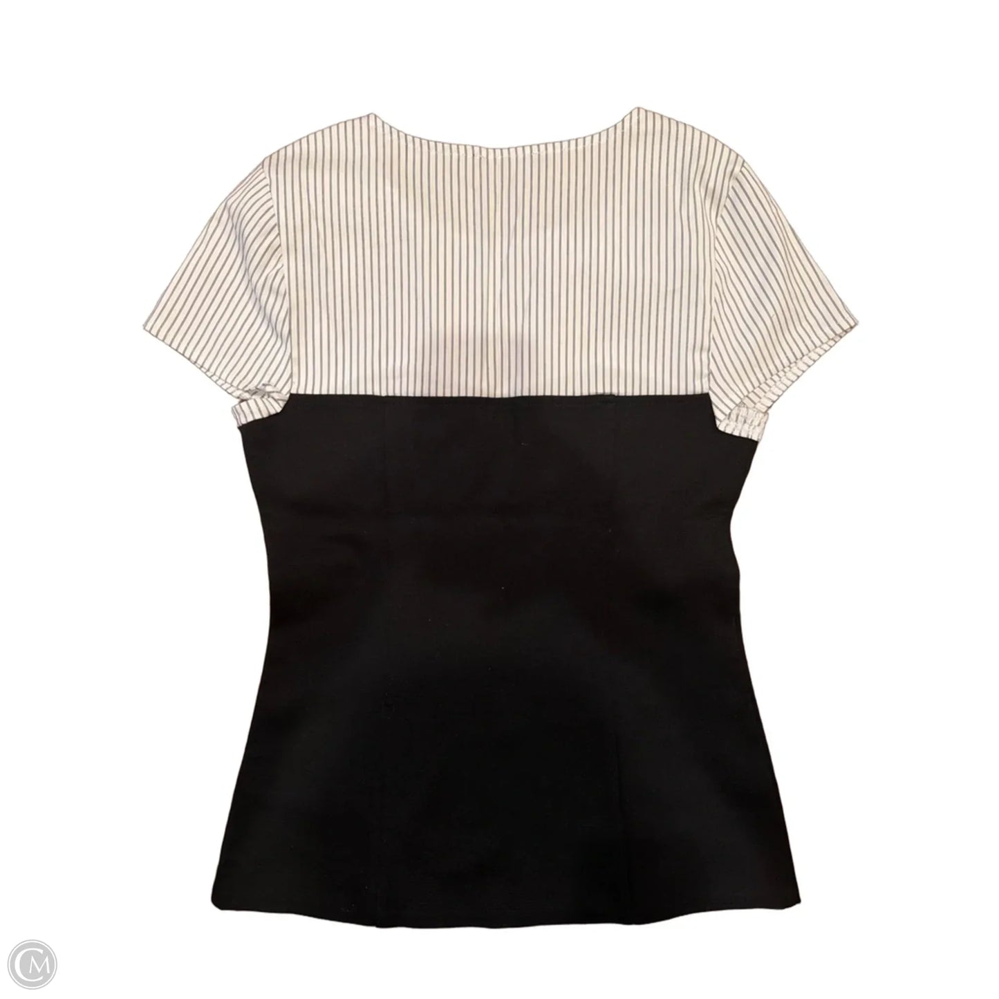 Top Short Sleeve By Express In Black, Size: Xs