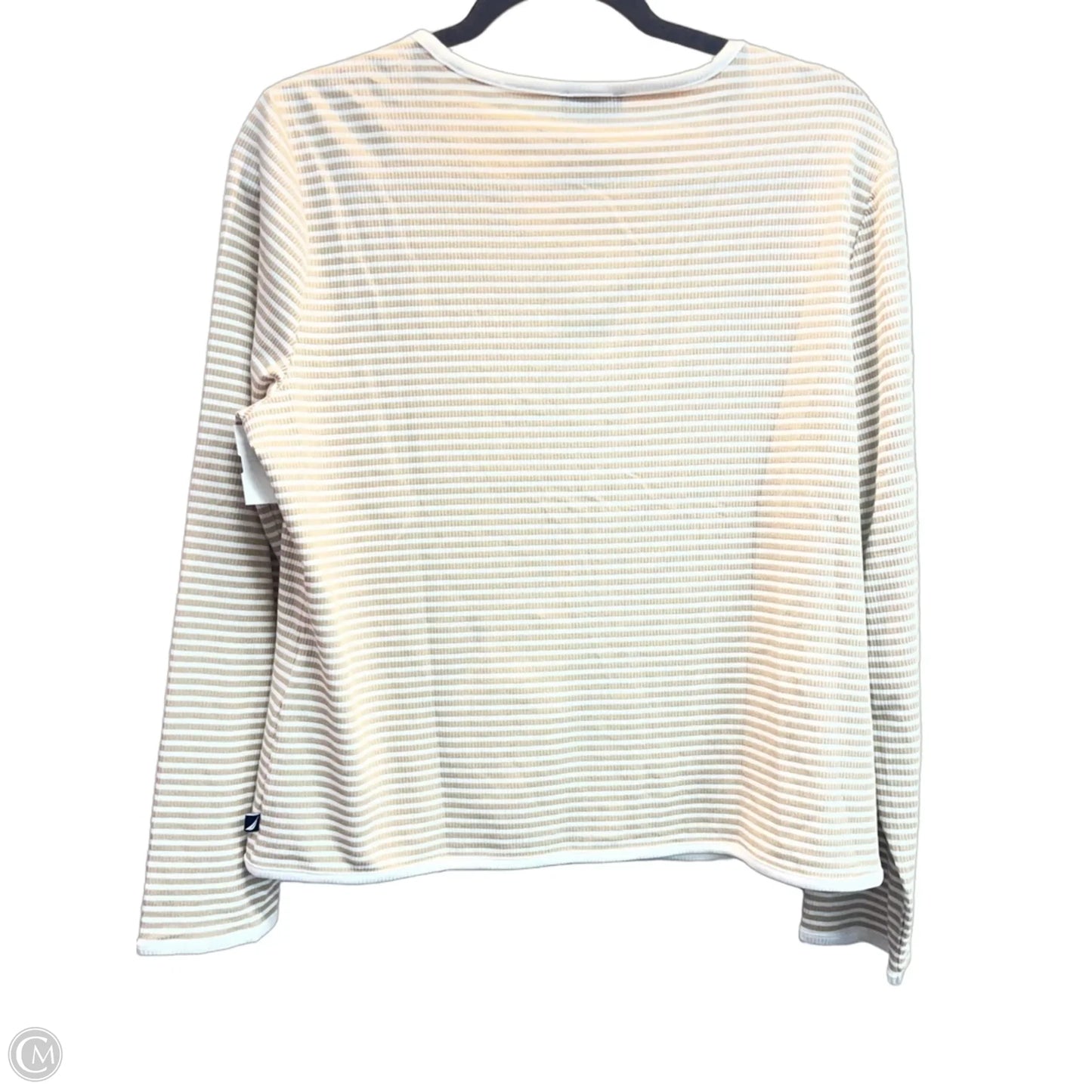 Cardigan By Nautica In Striped Pattern, Size: L