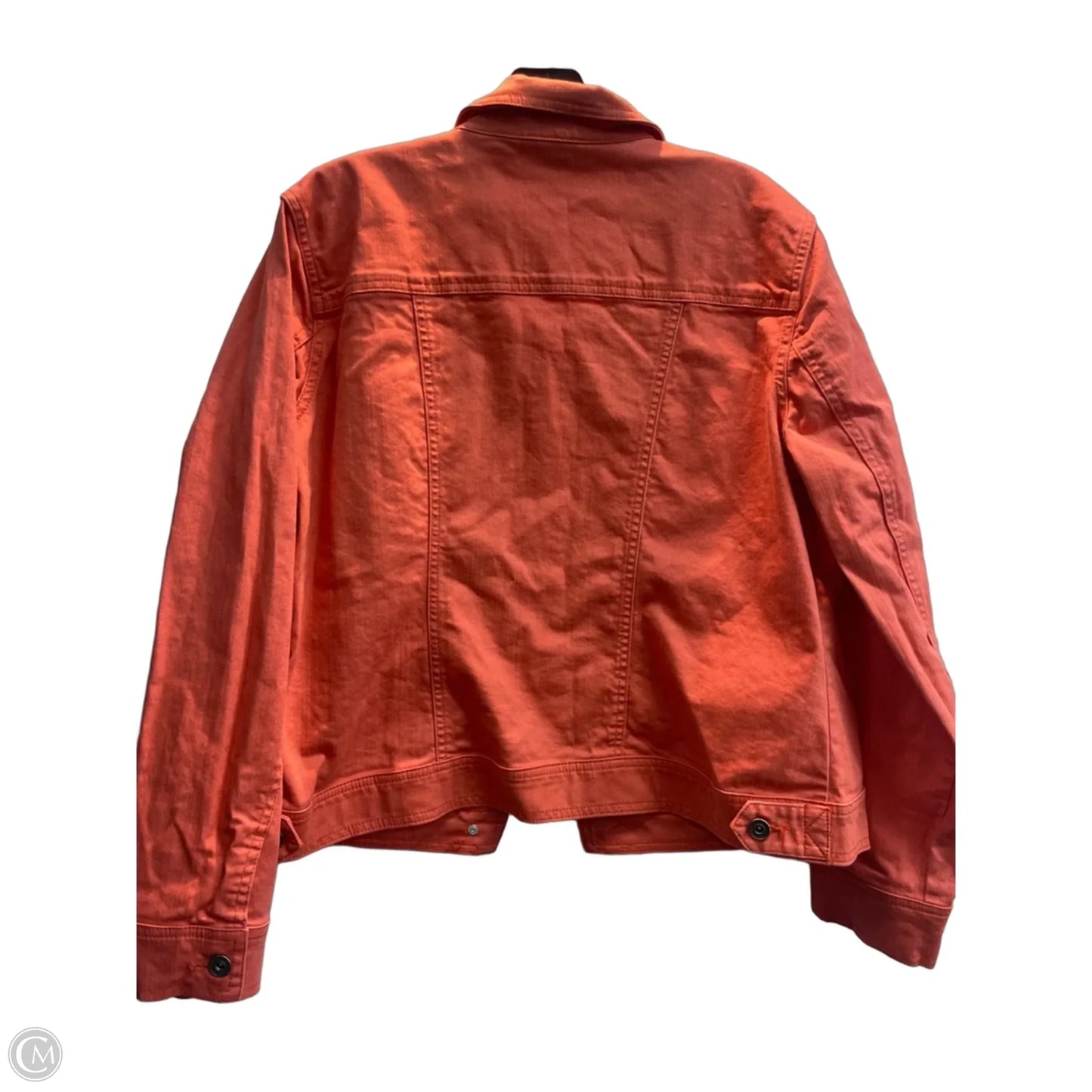 Jacket Denim By Christopher And Banks In Pink, Size: Xl
