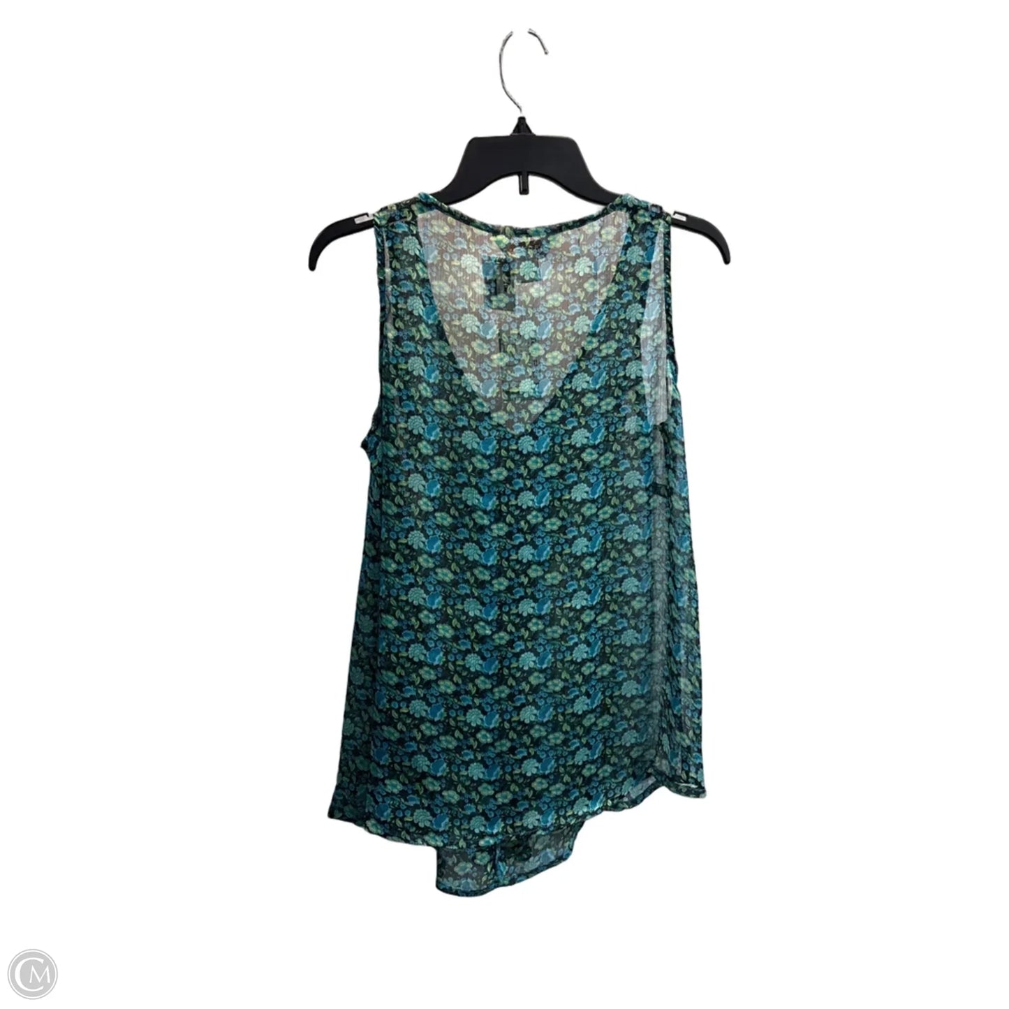 Top Sleeveless By Roper In Floral Print, Size: M