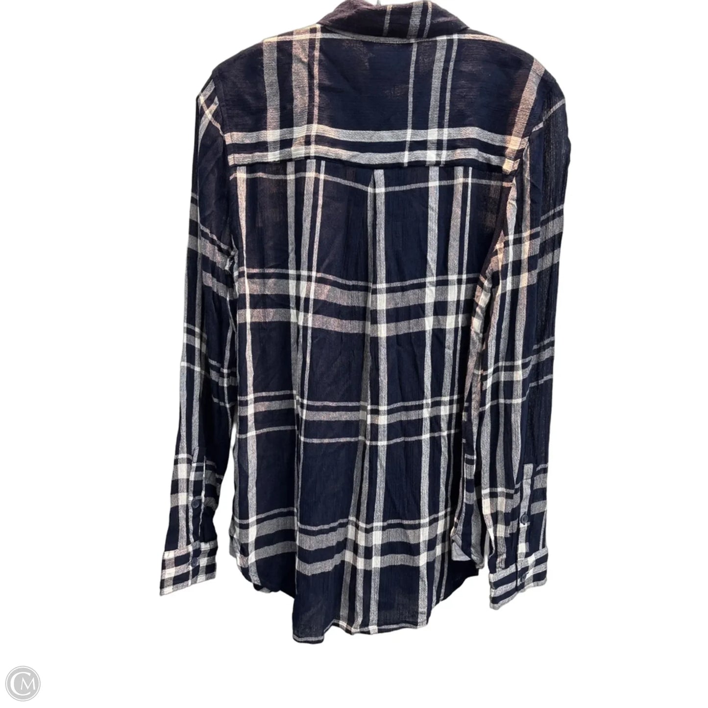 Top Long Sleeve By Lucky Brand In Navy, Size: S