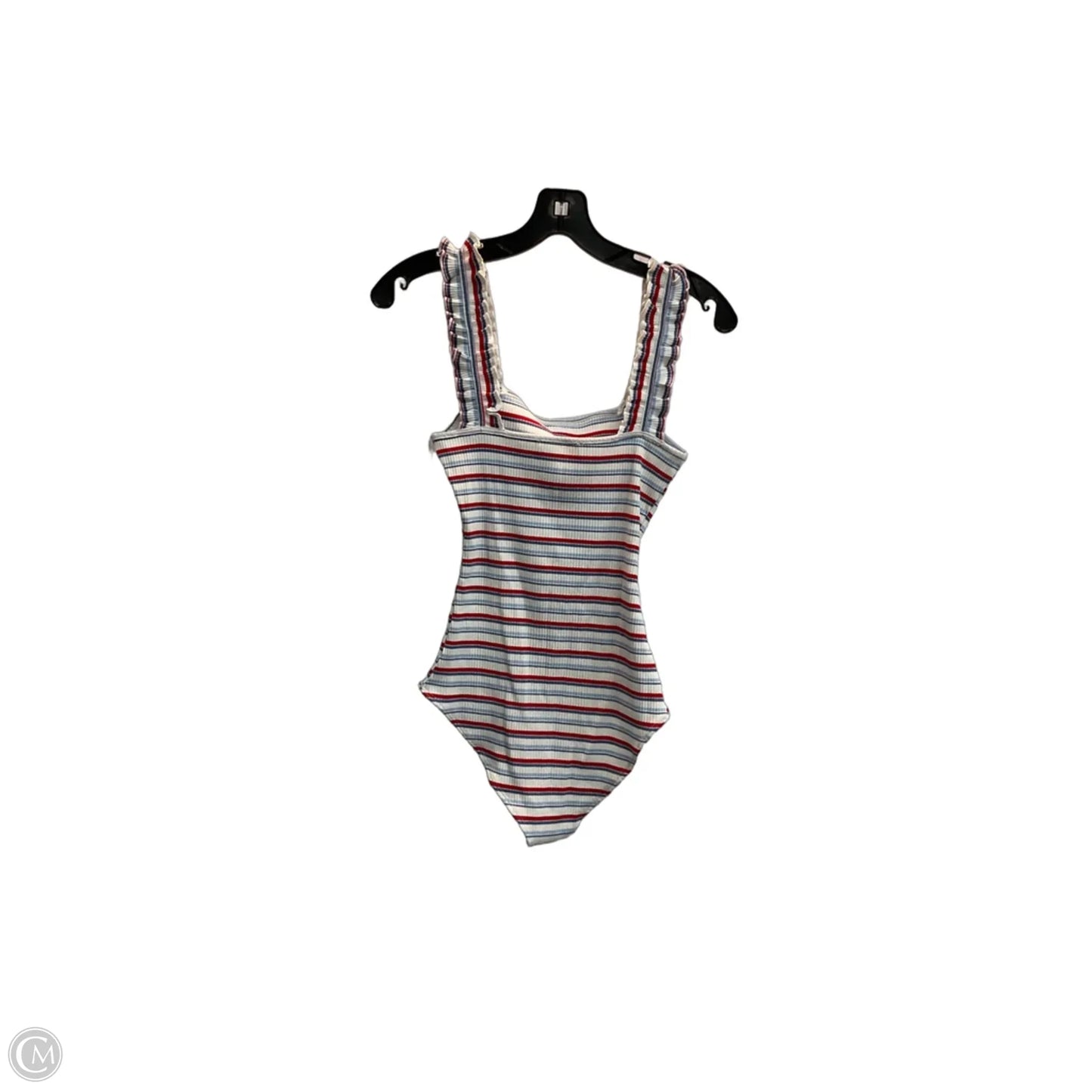Bodysuit By Clothes Mentor In Striped Pattern, Size: Xsp
