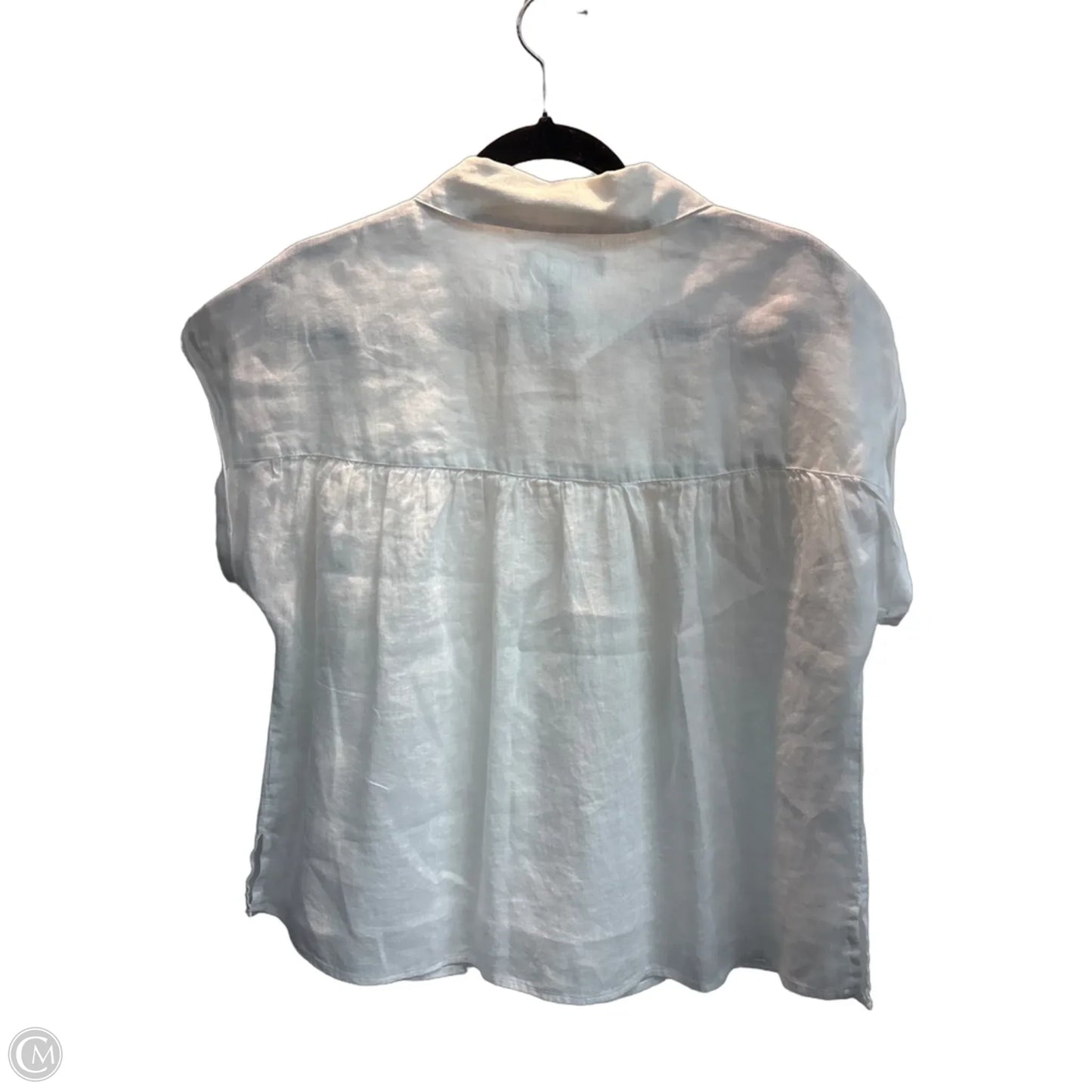 Top Short Sleeve By Tahari In White, Size: L