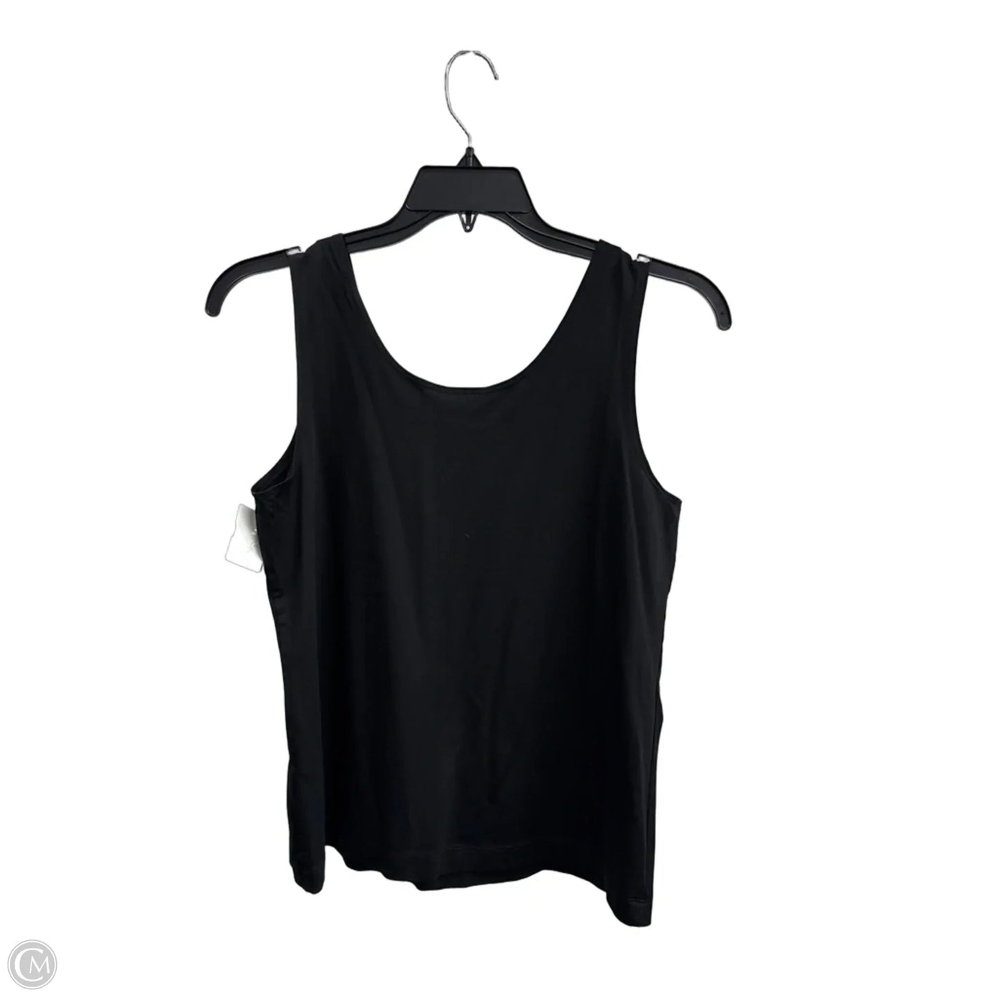Top Sleeveless Basic By Chicos In Black, Size: L