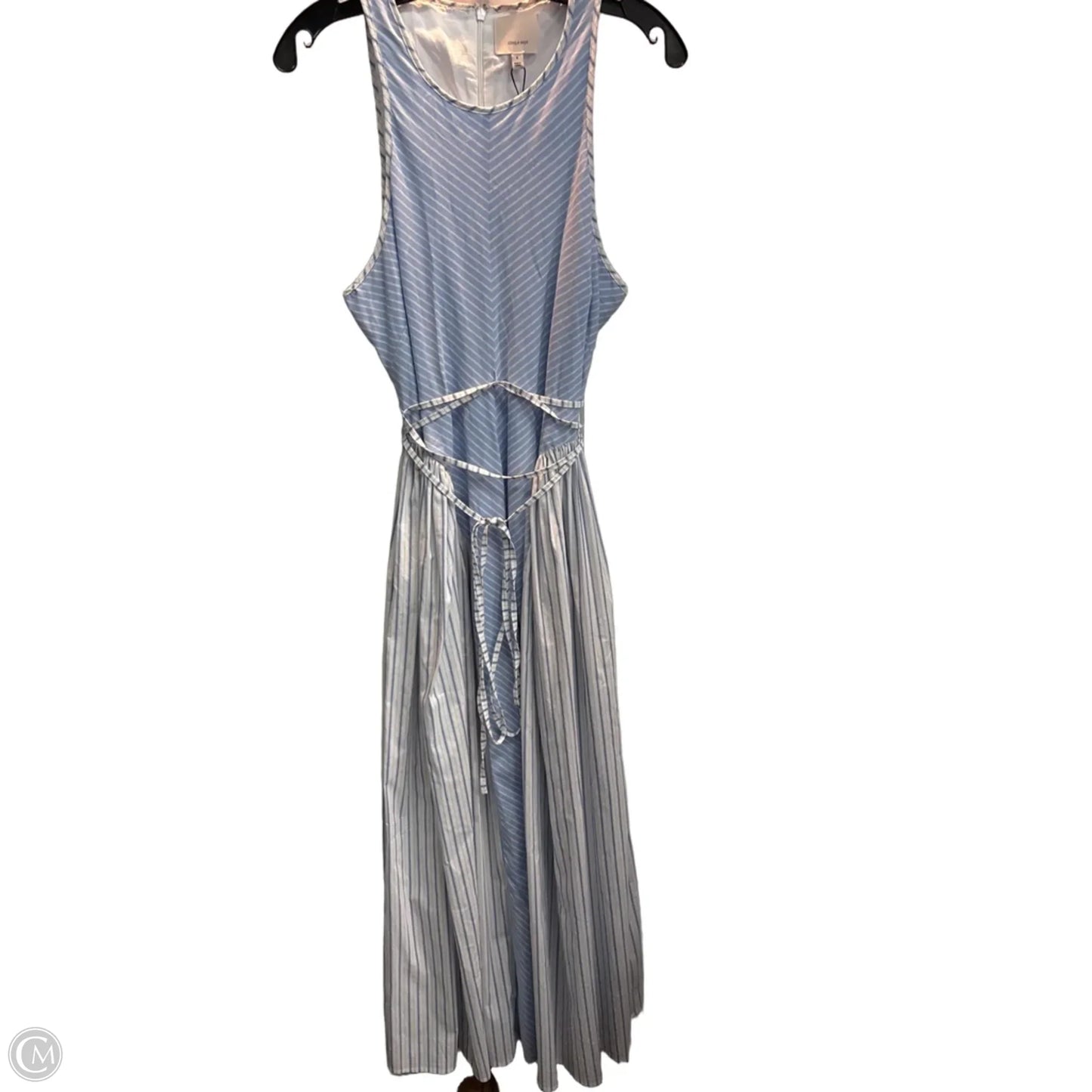 Dress Casual Maxi By Cinc A Sept In Blue & White, Size: M