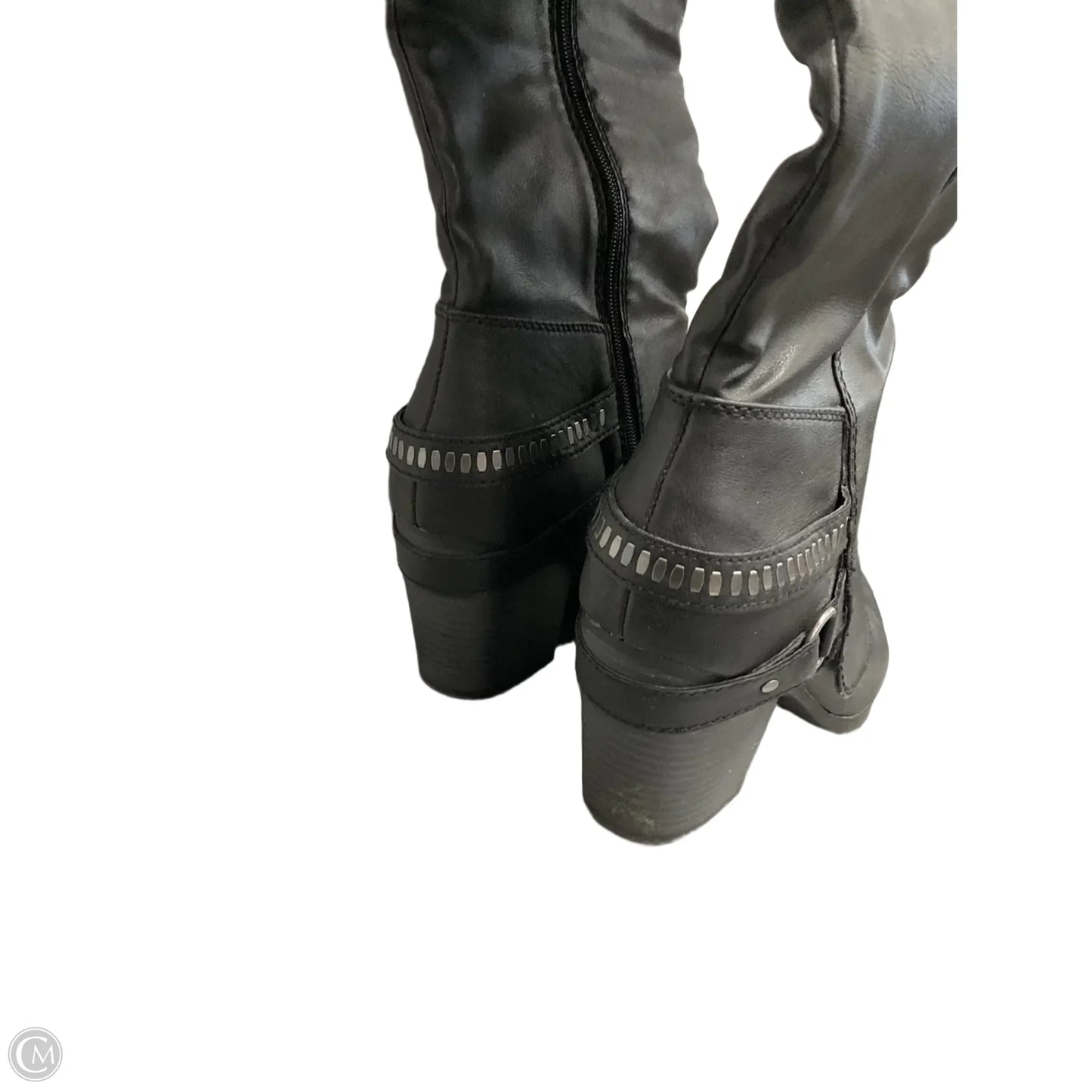 Boots Knee Heels By American Rag In Black, Size: 10