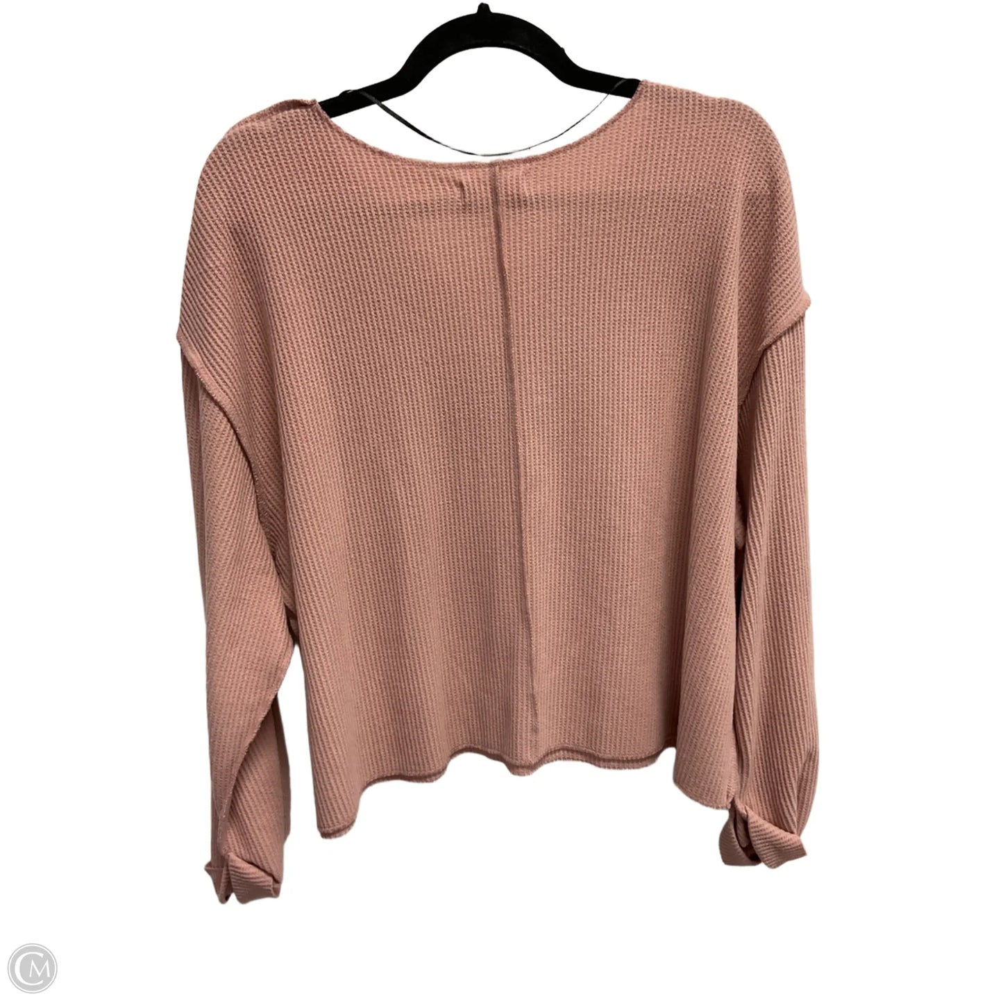 Top Long Sleeve By Altard State In Pink, Size: S