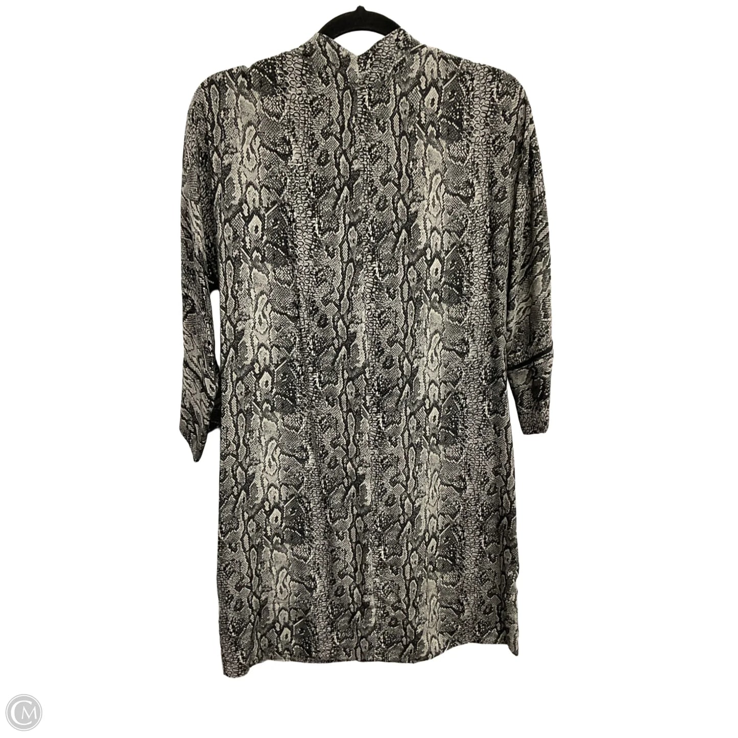 Dress Casual Midi By Bcbgmaxazria In Snakeskin Print, Size: S
