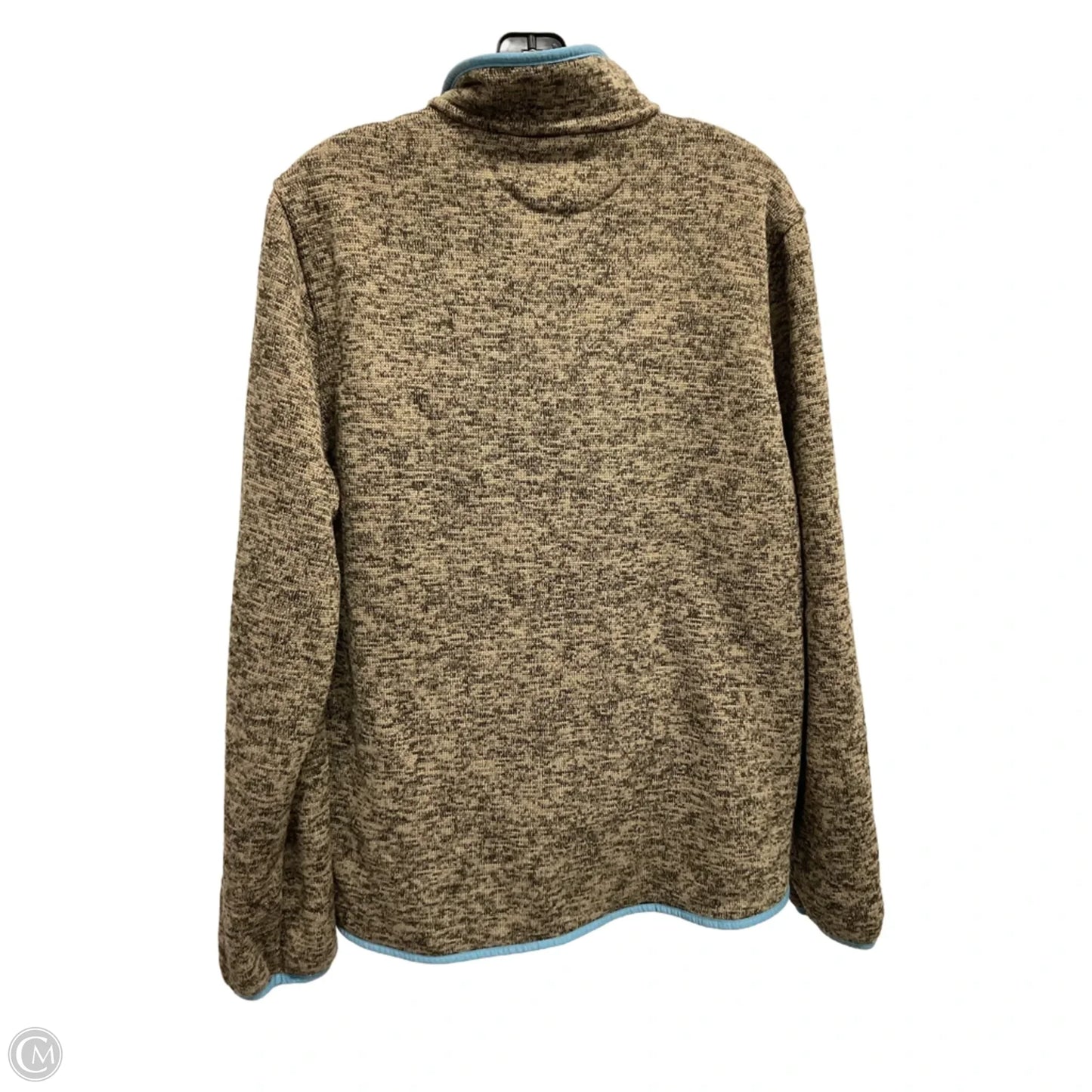Athletic Fleece By Clothes Mentor In Blue & Brown, Size: S