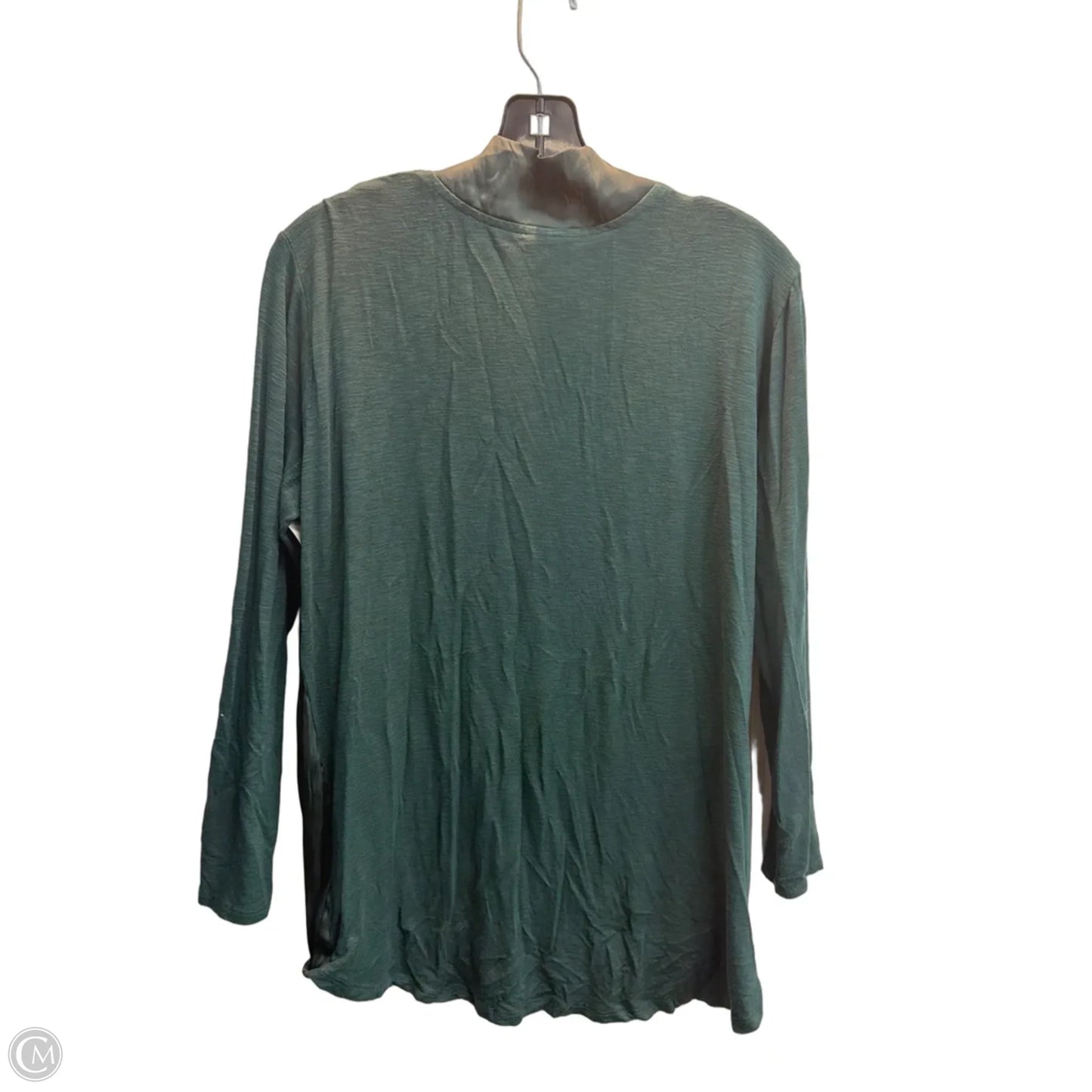 Top Long Sleeve By Dolan Left Coast In Green, Size: M