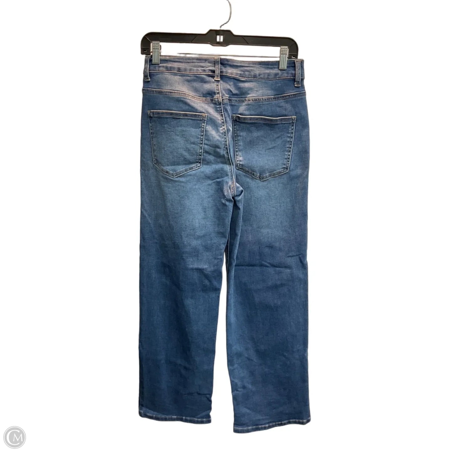 Jeans Wide Leg By Oat In Blue Denim, Size: 4