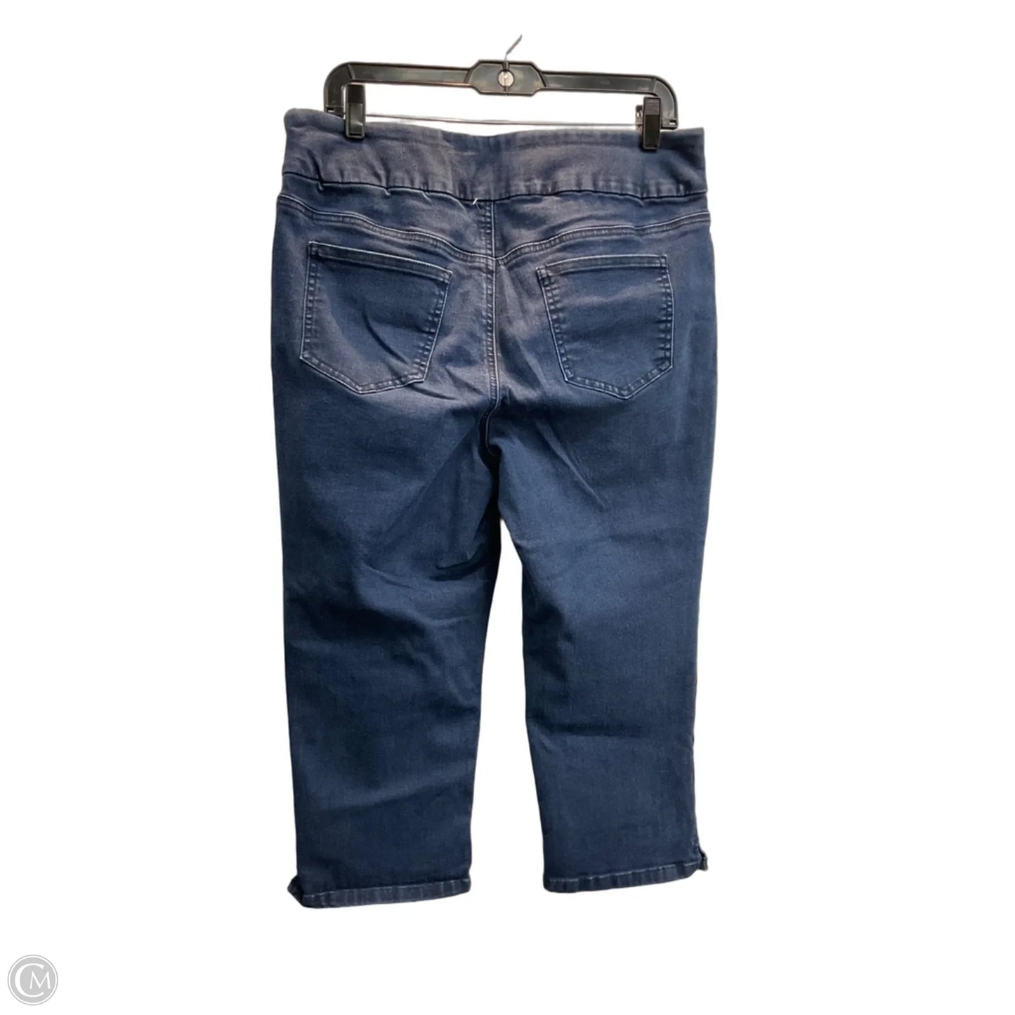 Capris By Chicos In Blue Denim, Size: 10