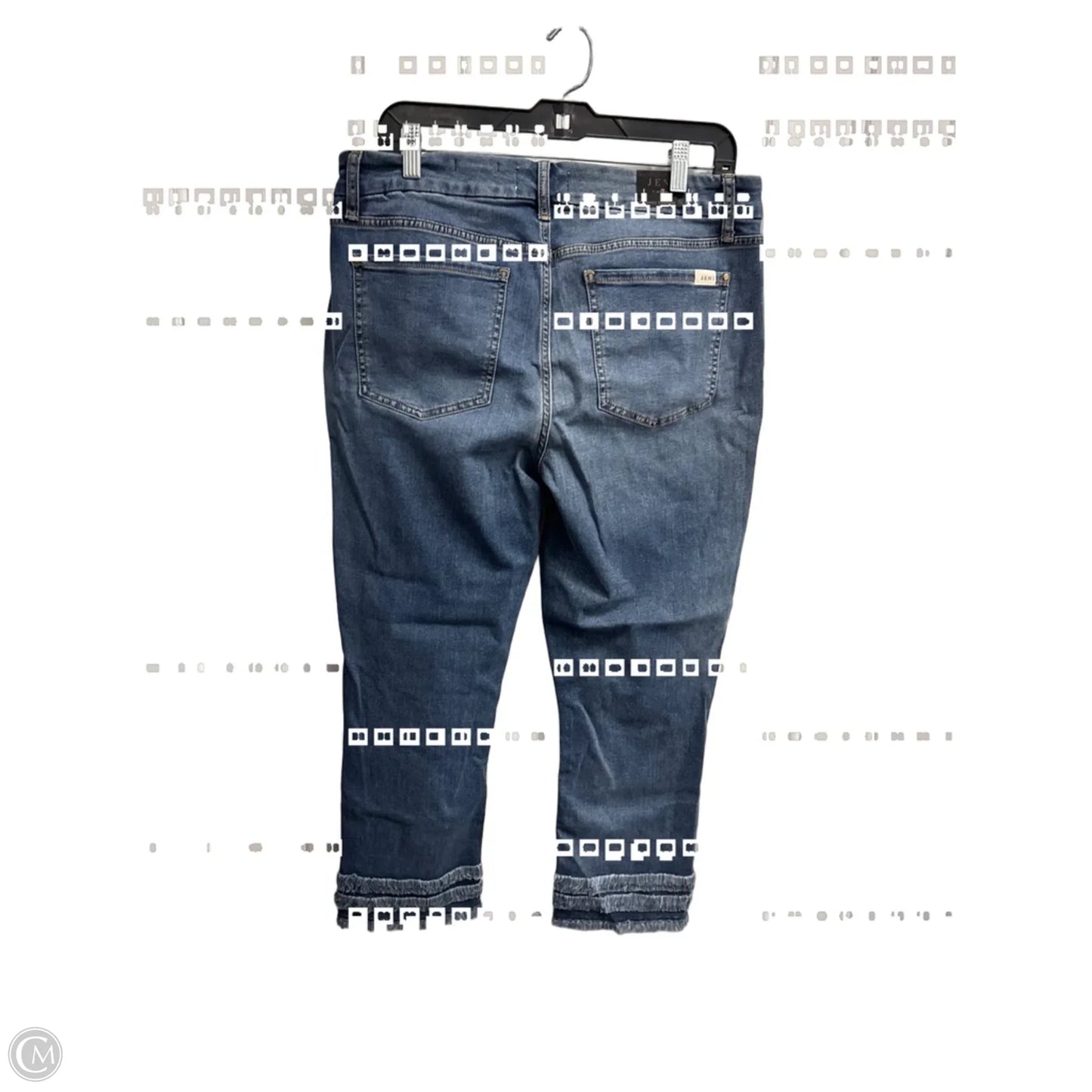 Jeans Straight By 7 For All Mankind In Blue Denim, Size: 12