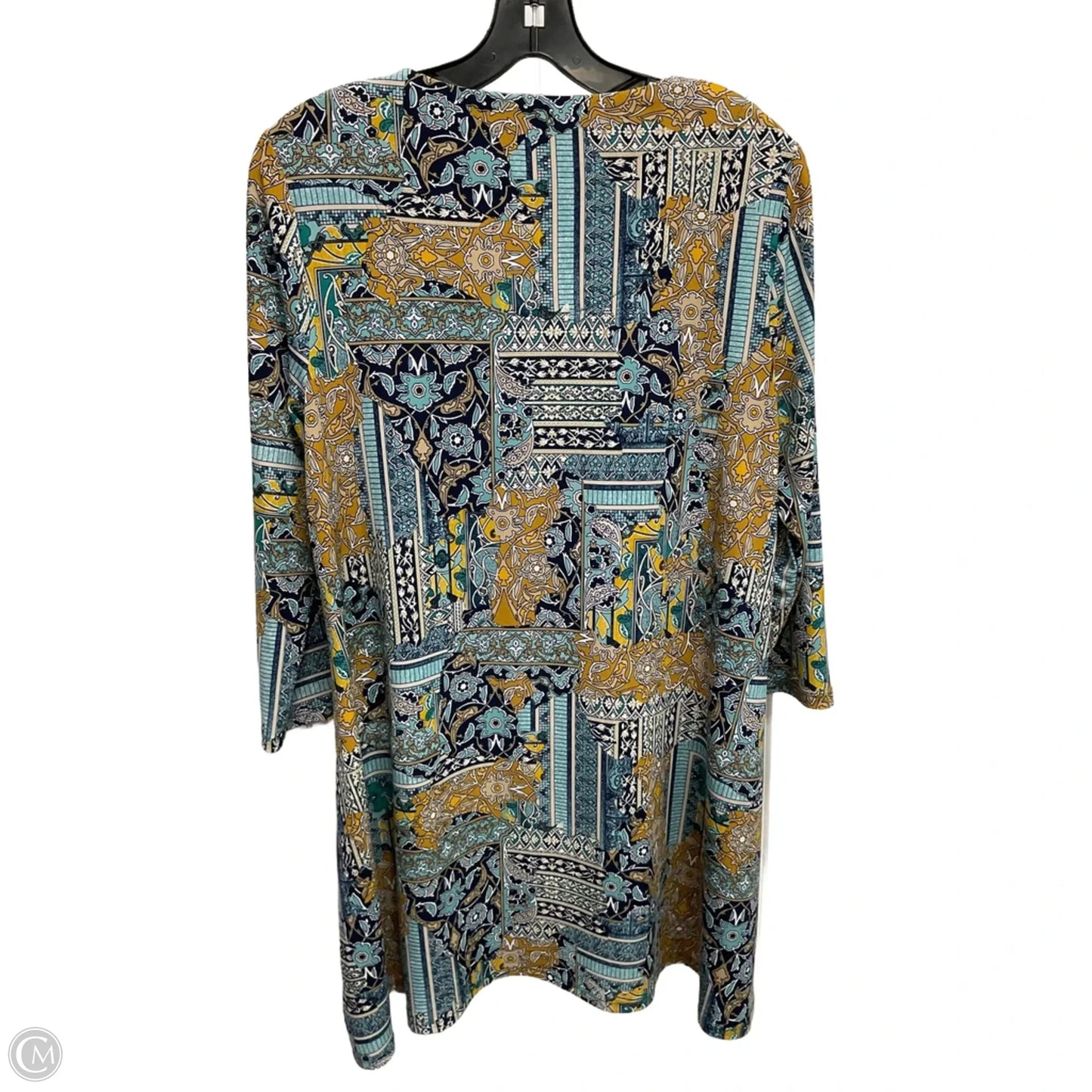 Top Long Sleeve By Chicos In Paisley Print, Size: S