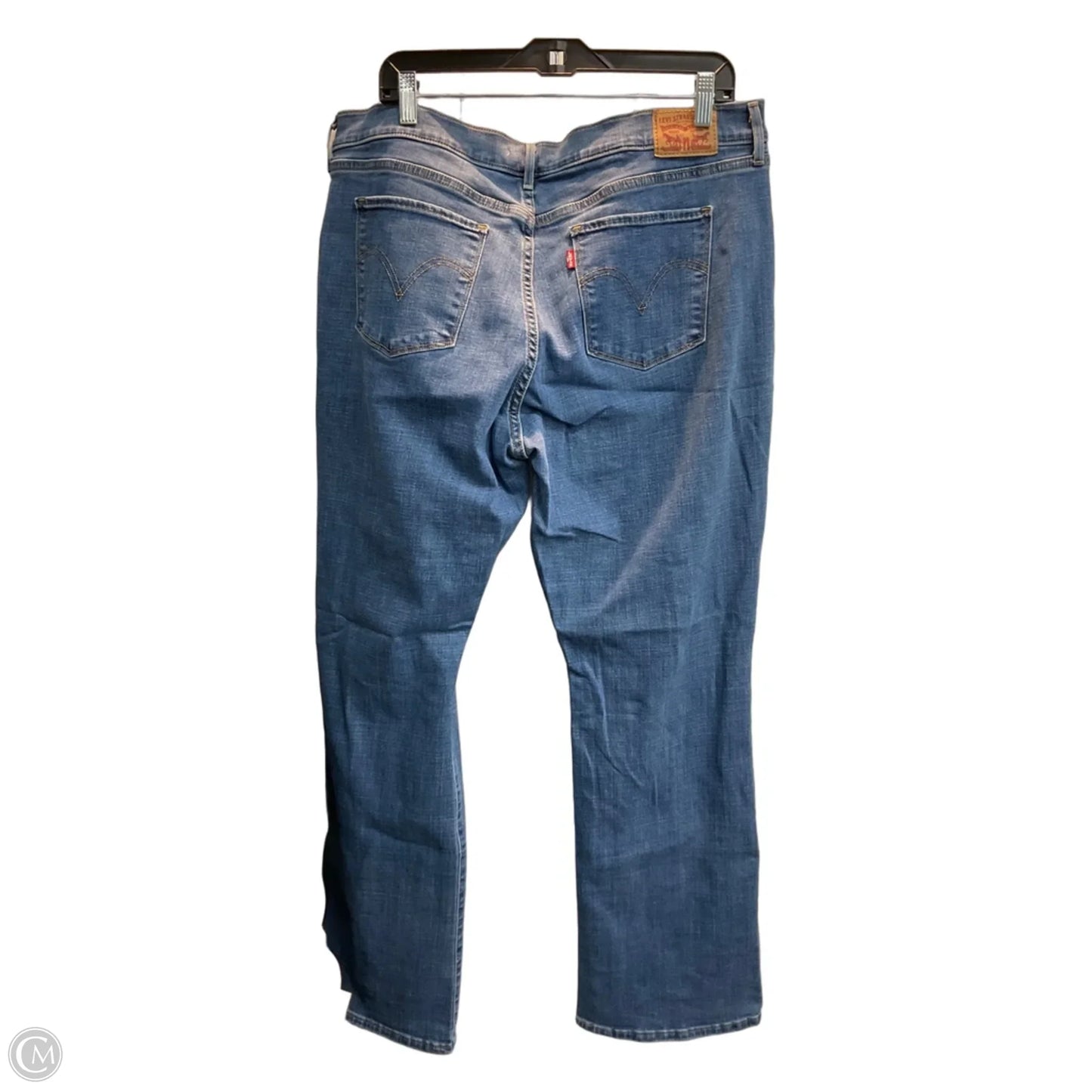 Jeans Boot Cut By Levis In Blue, Size: 18