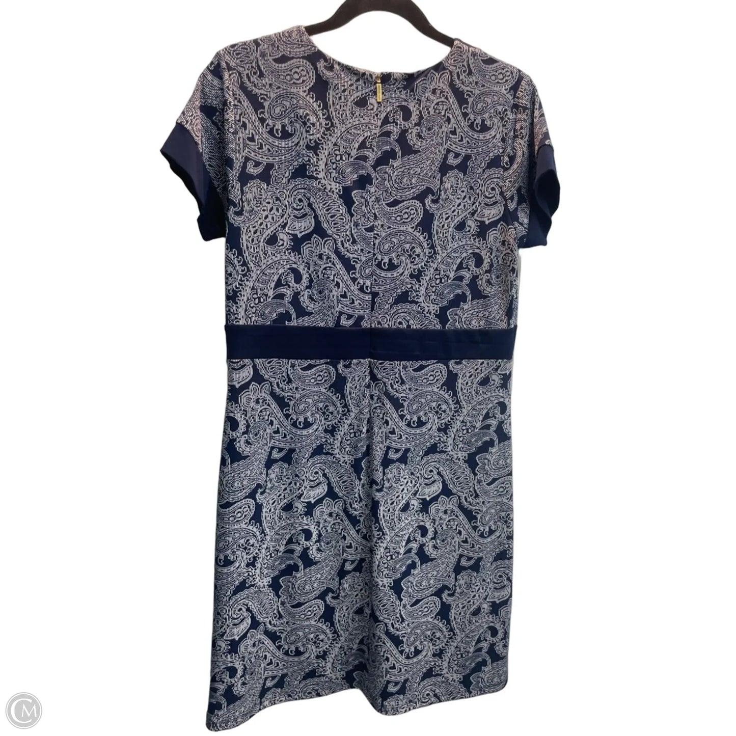 Dress Casual Midi By Michael Kors In Navy, Size: M