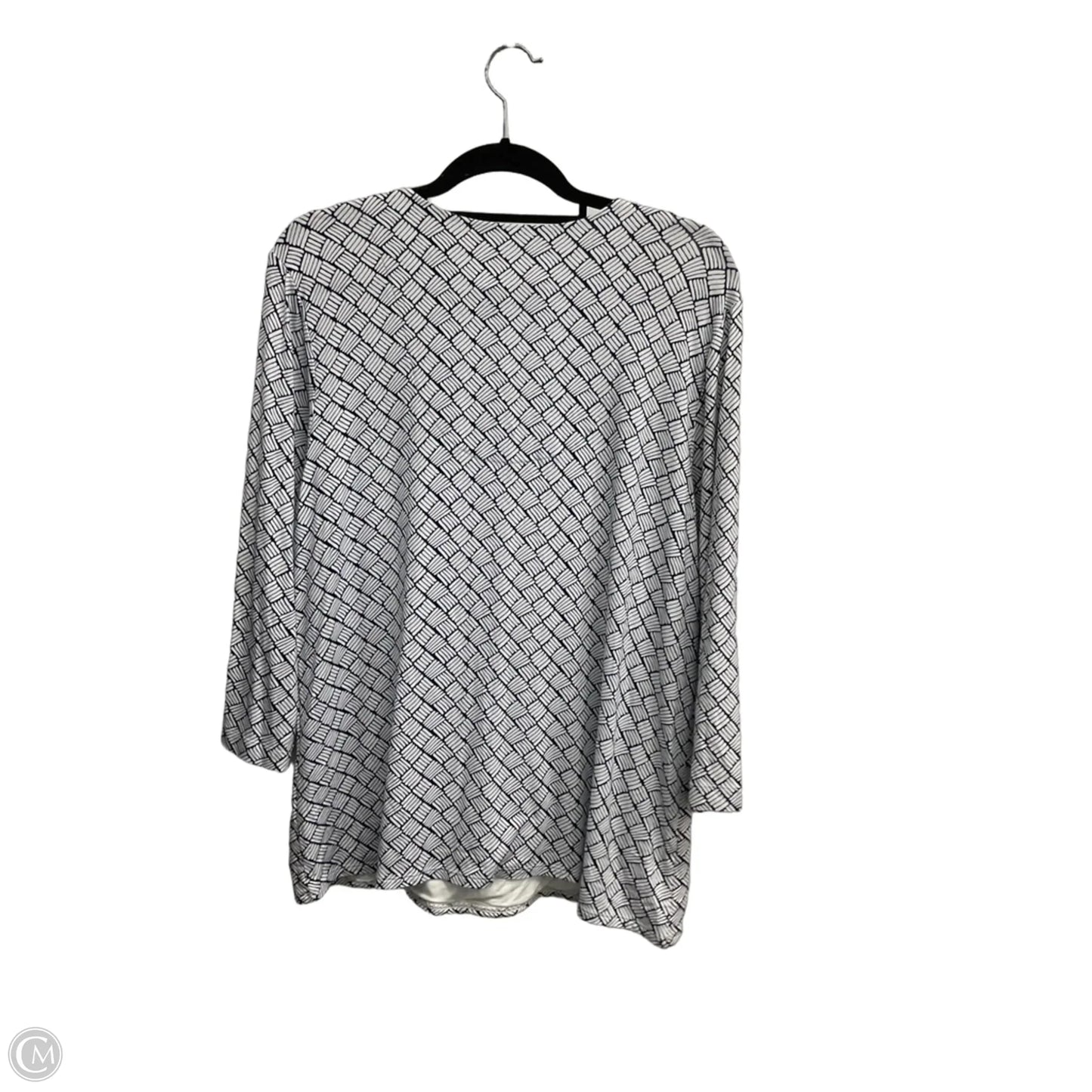 Top 3/4 Sleeve By Chicos In White, Size: Xxl