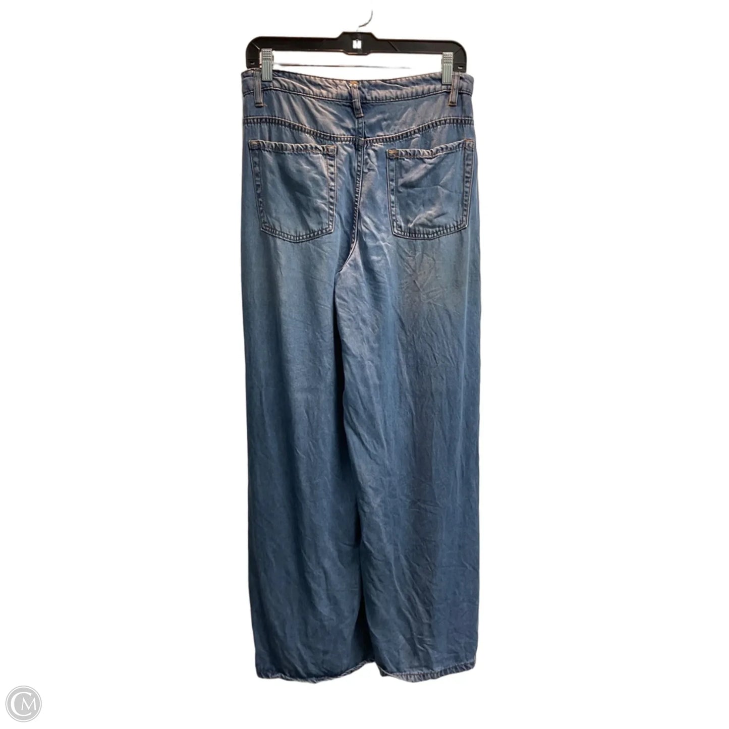 Jeans Wide Leg By Oat In Blue, Size: 10