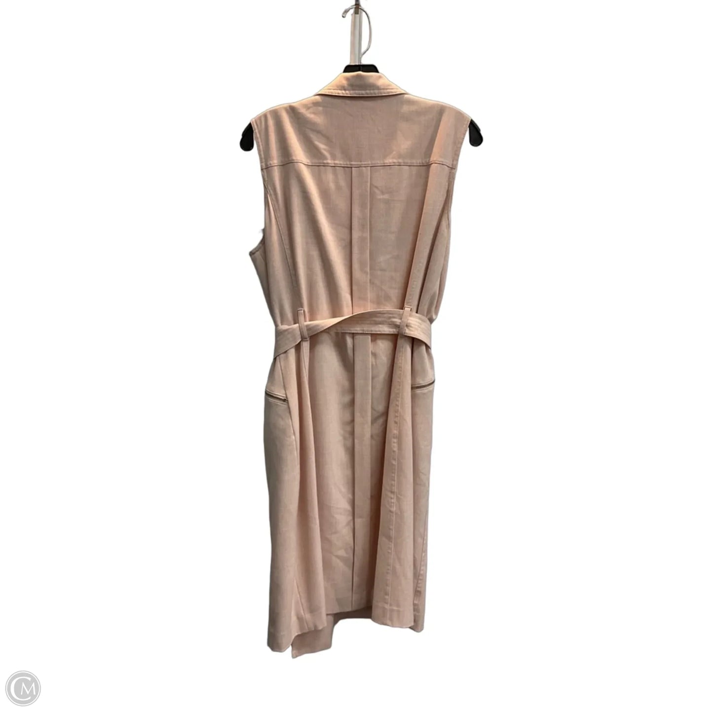 Dress Work By Calvin Klein In Peach, Size: 14