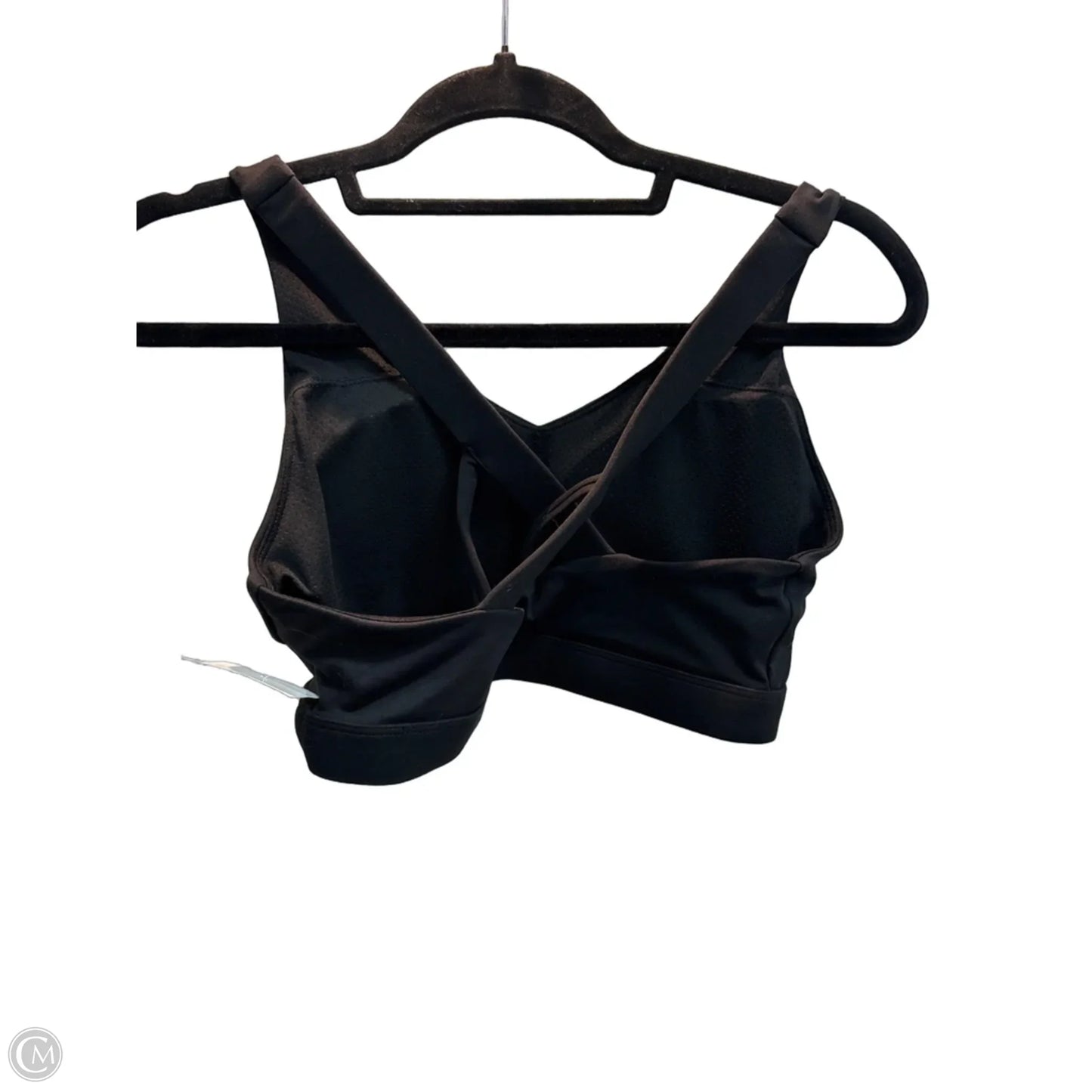 Athletic Bra By Clothes Mentor In Black, Size: M