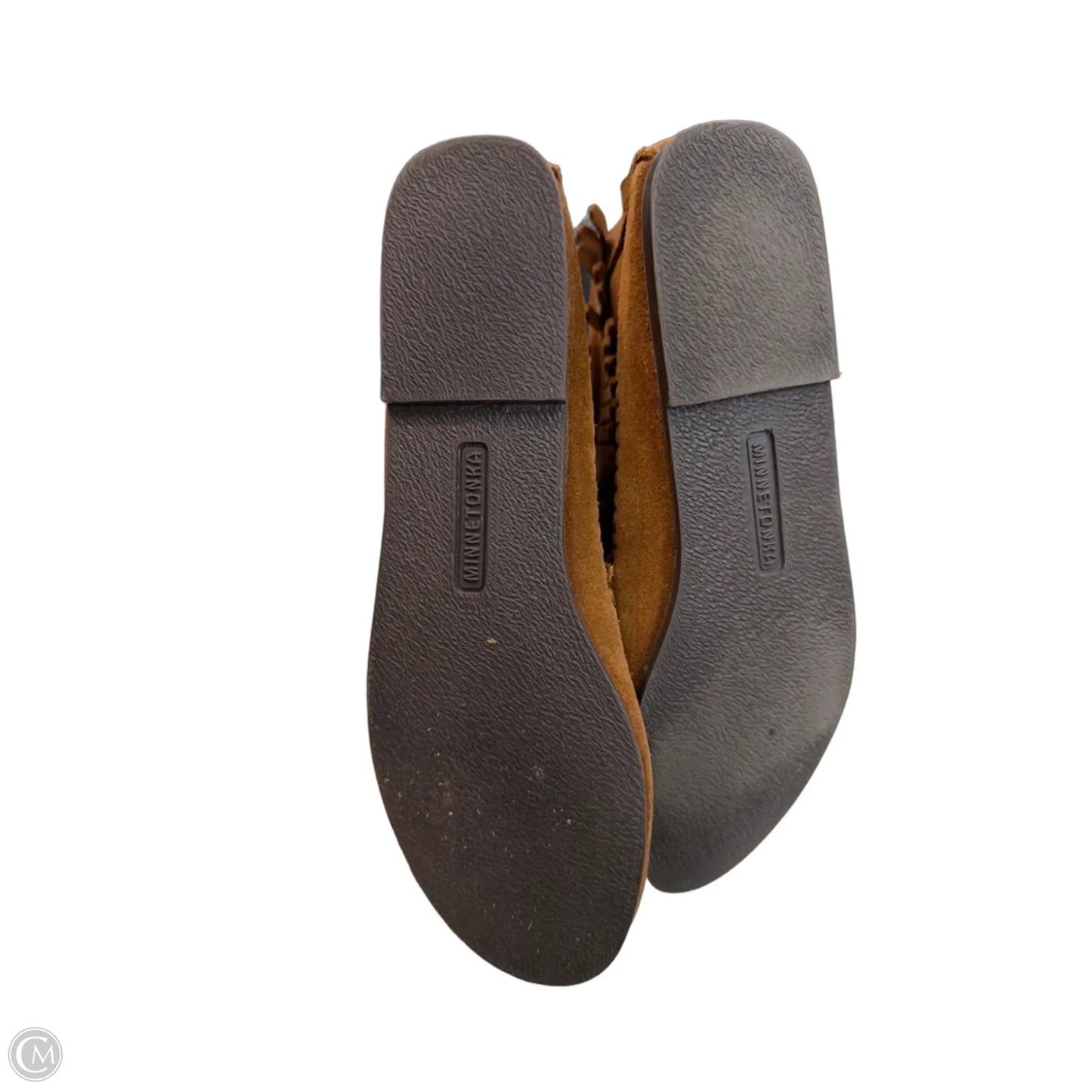 Boots Ankle Flats By Minnetonka In Tan, Size: 7