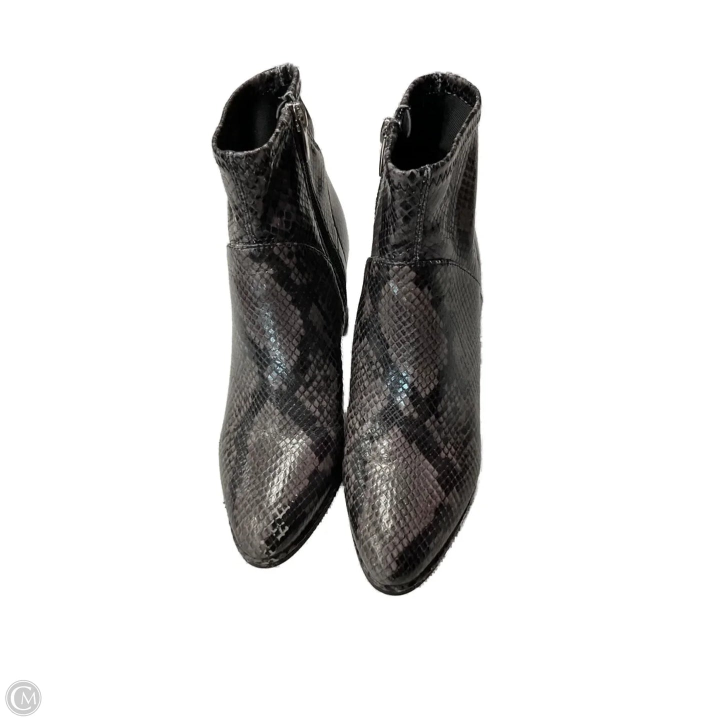 Boots Ankle Heels By Marc Fisher In Animal Print, Size: 6