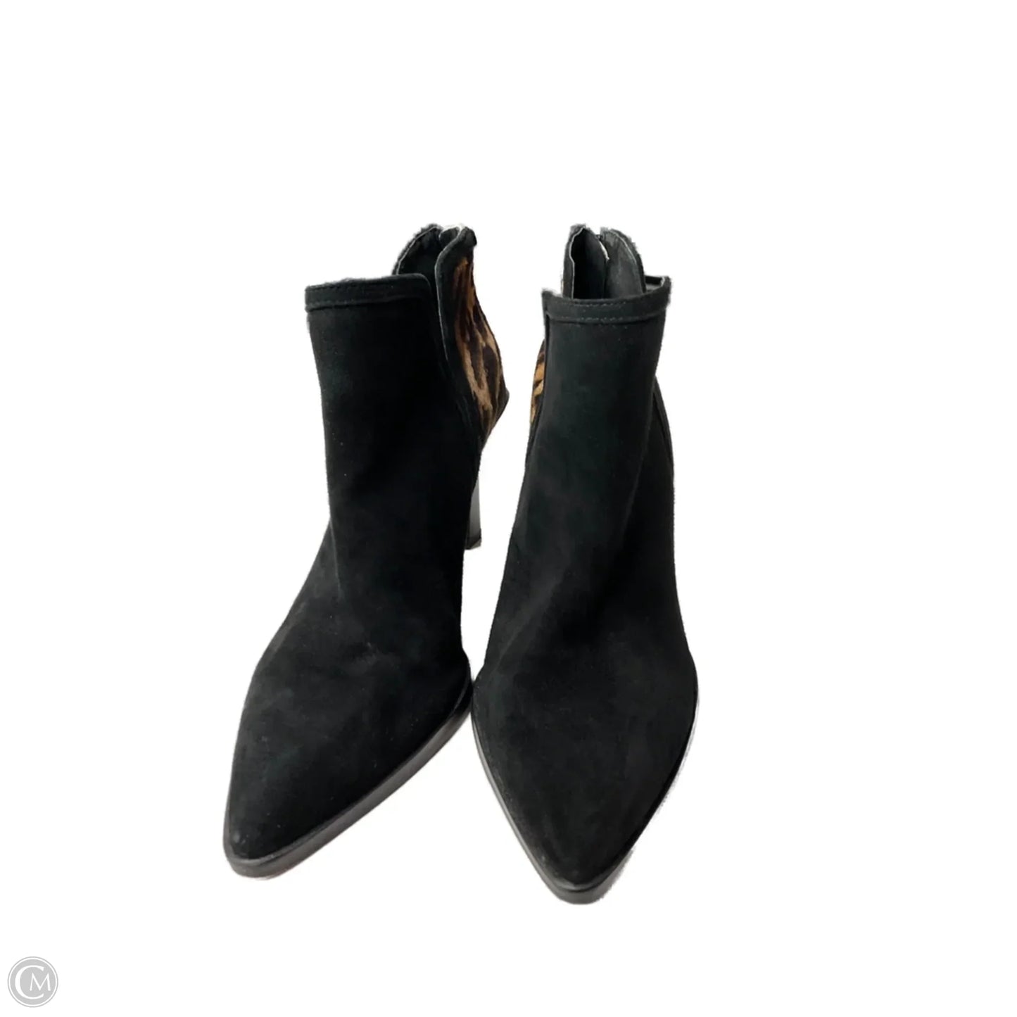 Boots Ankle Heels By Vince Camuto In Animal Print, Size: 6