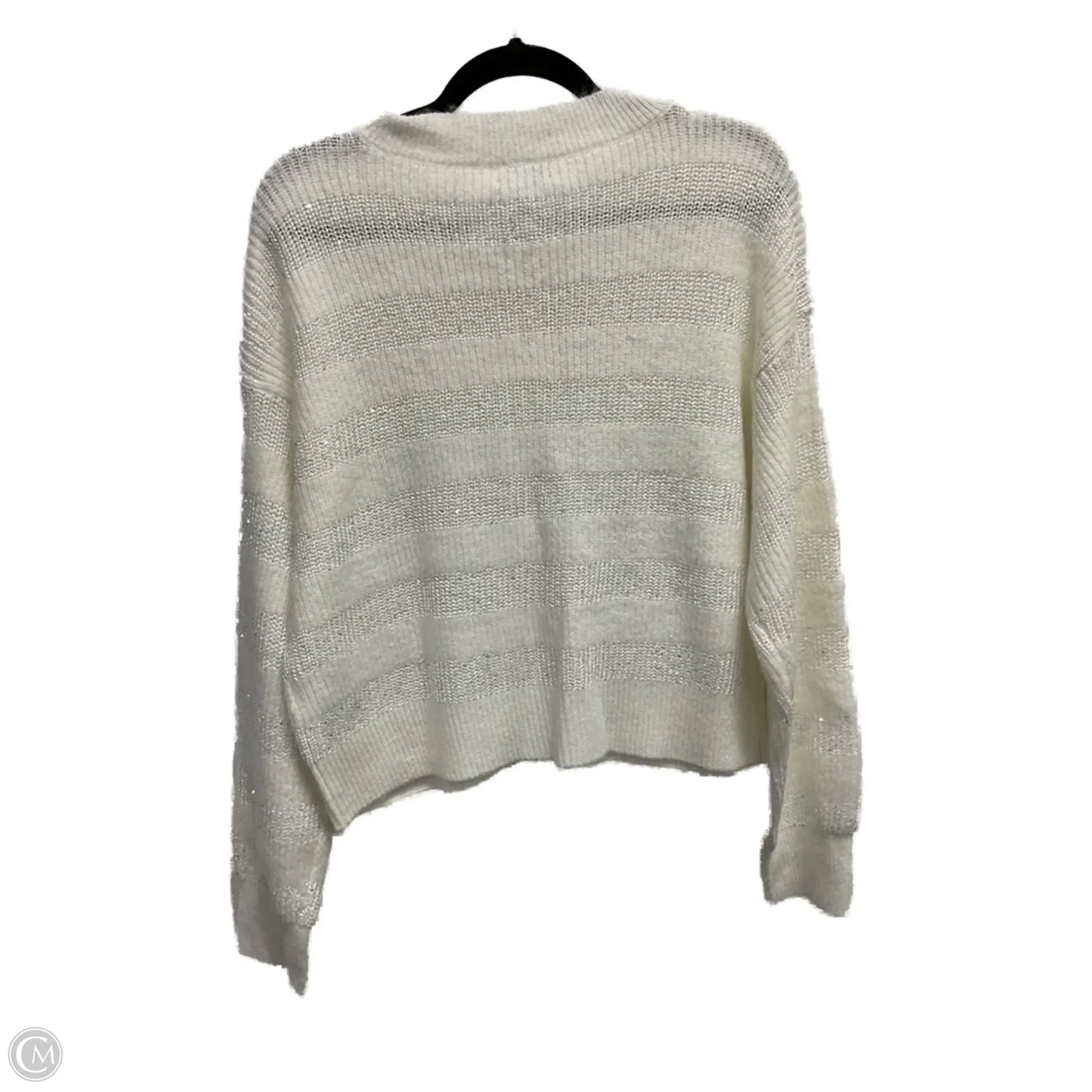 Sweater Cardigan By On 34th In White, Size: L