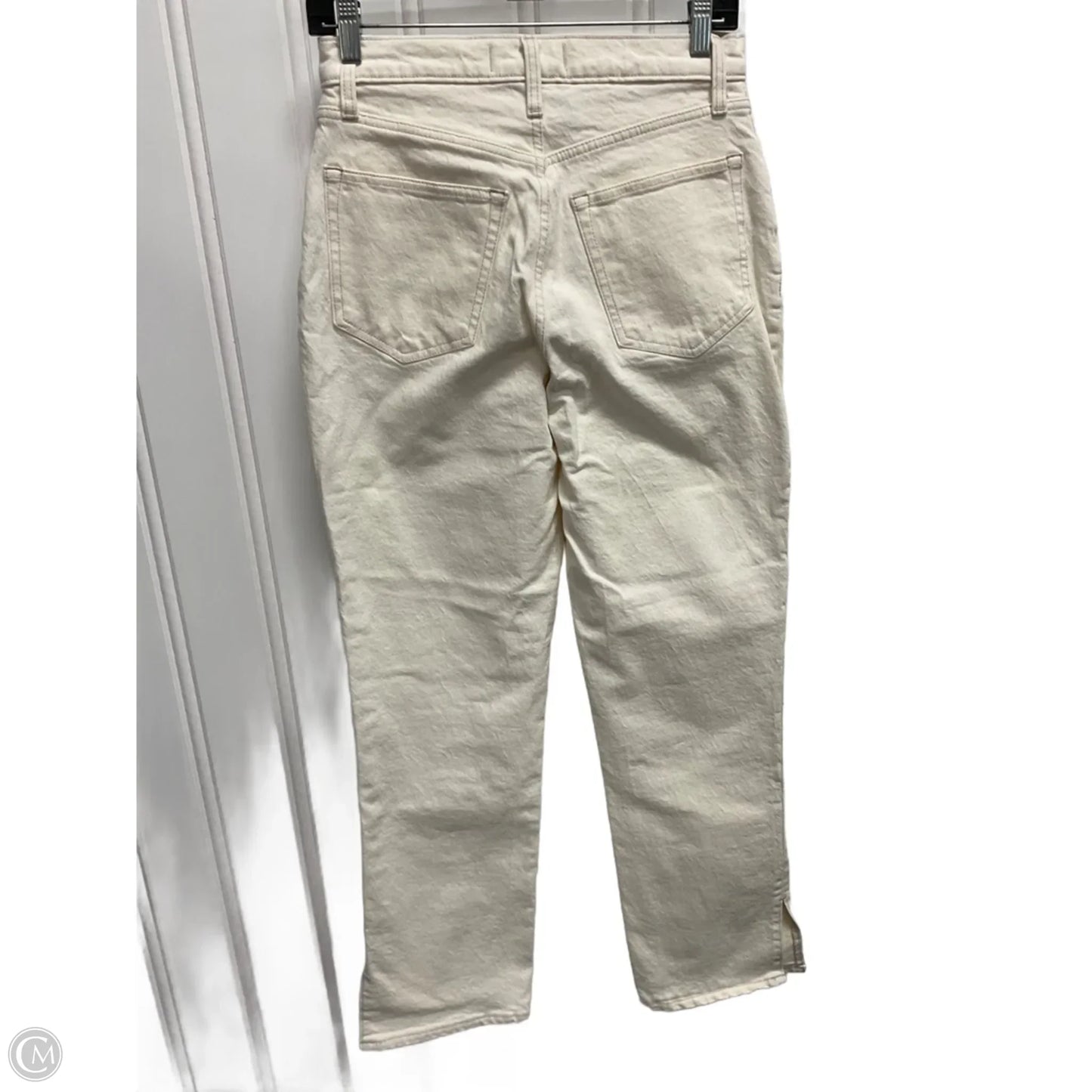 Jeans Boot Cut By Abercrombie And Fitch In Beige, Size: 28