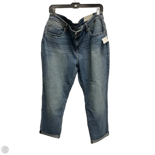 Jeans Boyfriend By Chicos In Blue, Size: Xl