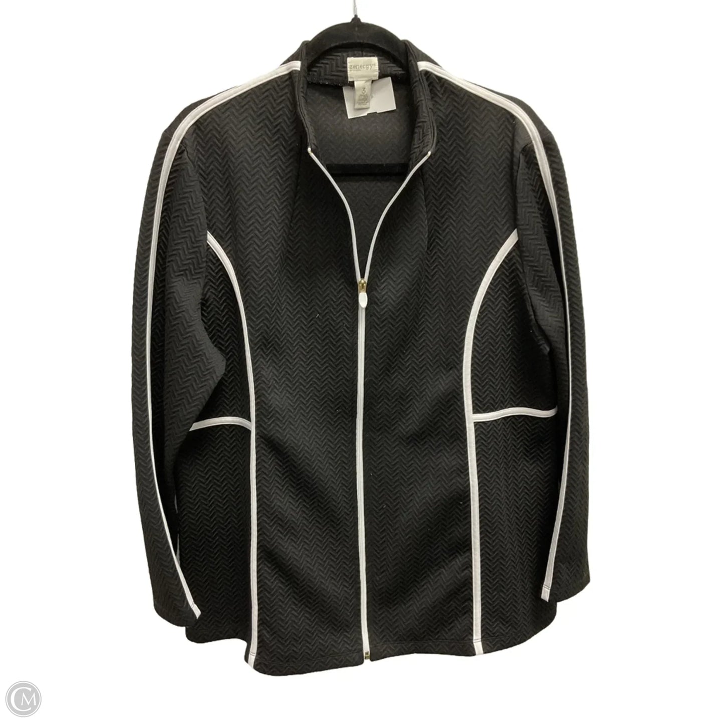 Athletic Jacket By Zenergy By Chicos In Black, Size: Xxl