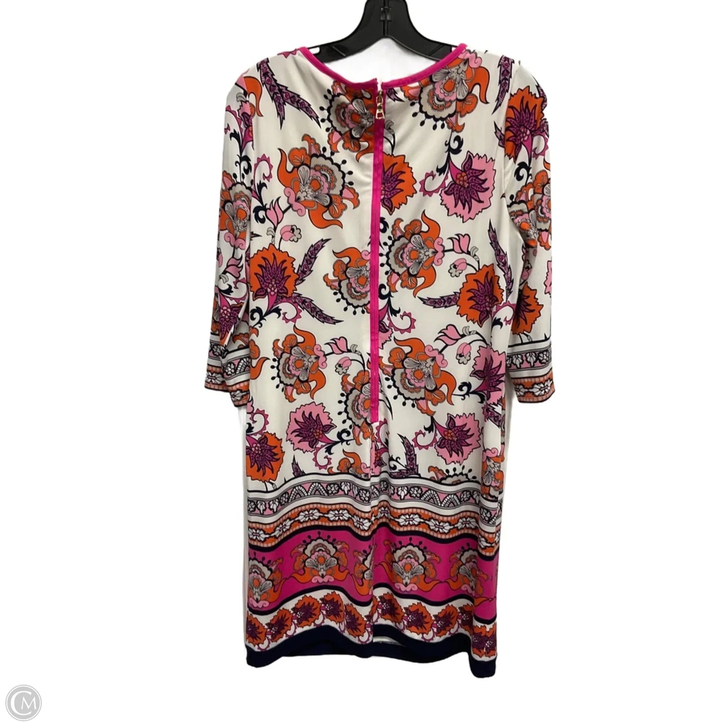 Dress Casual Midi By Chicos In Paisley Print, Size: M