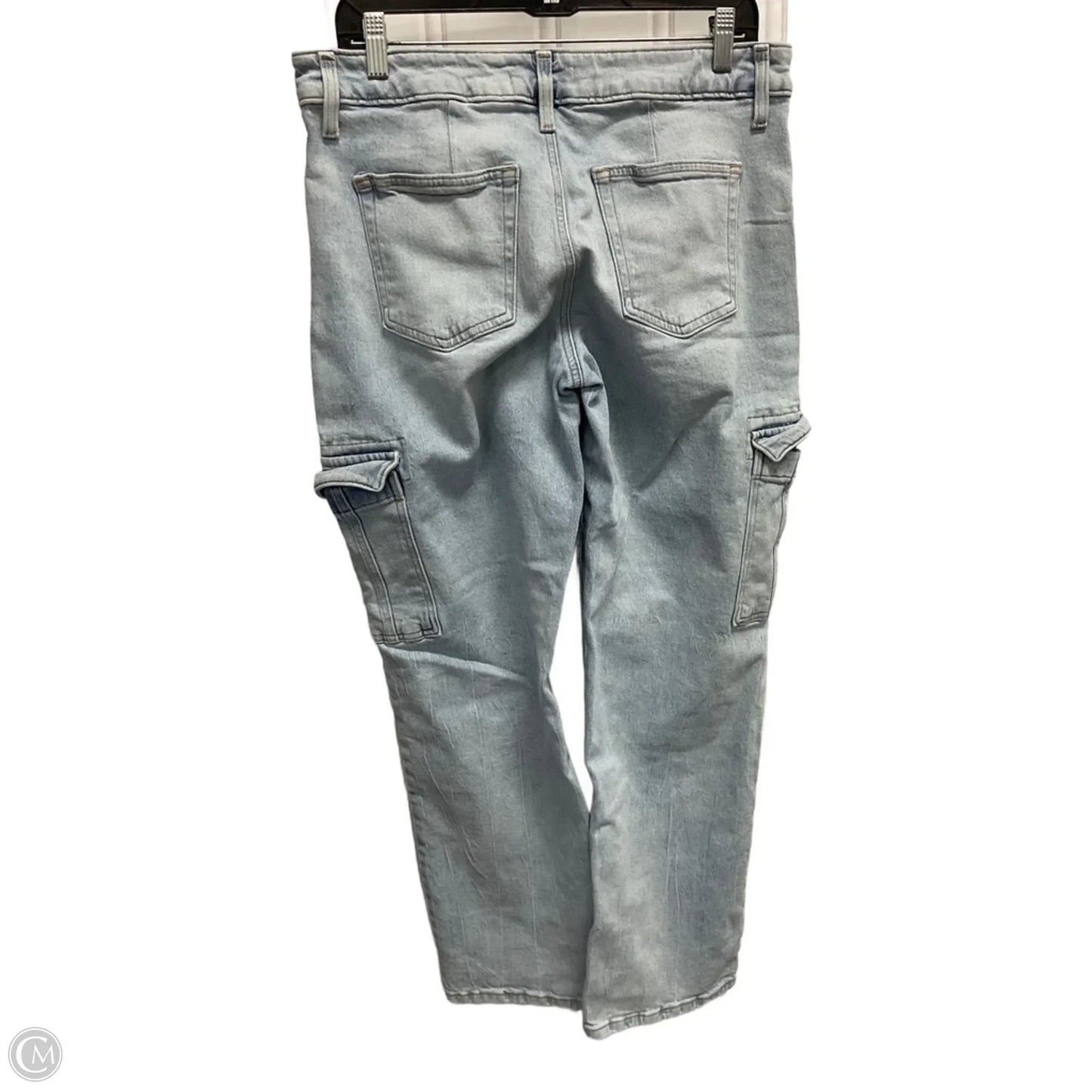 Jeans Wide Leg By Edgely In Blue, Size: 10