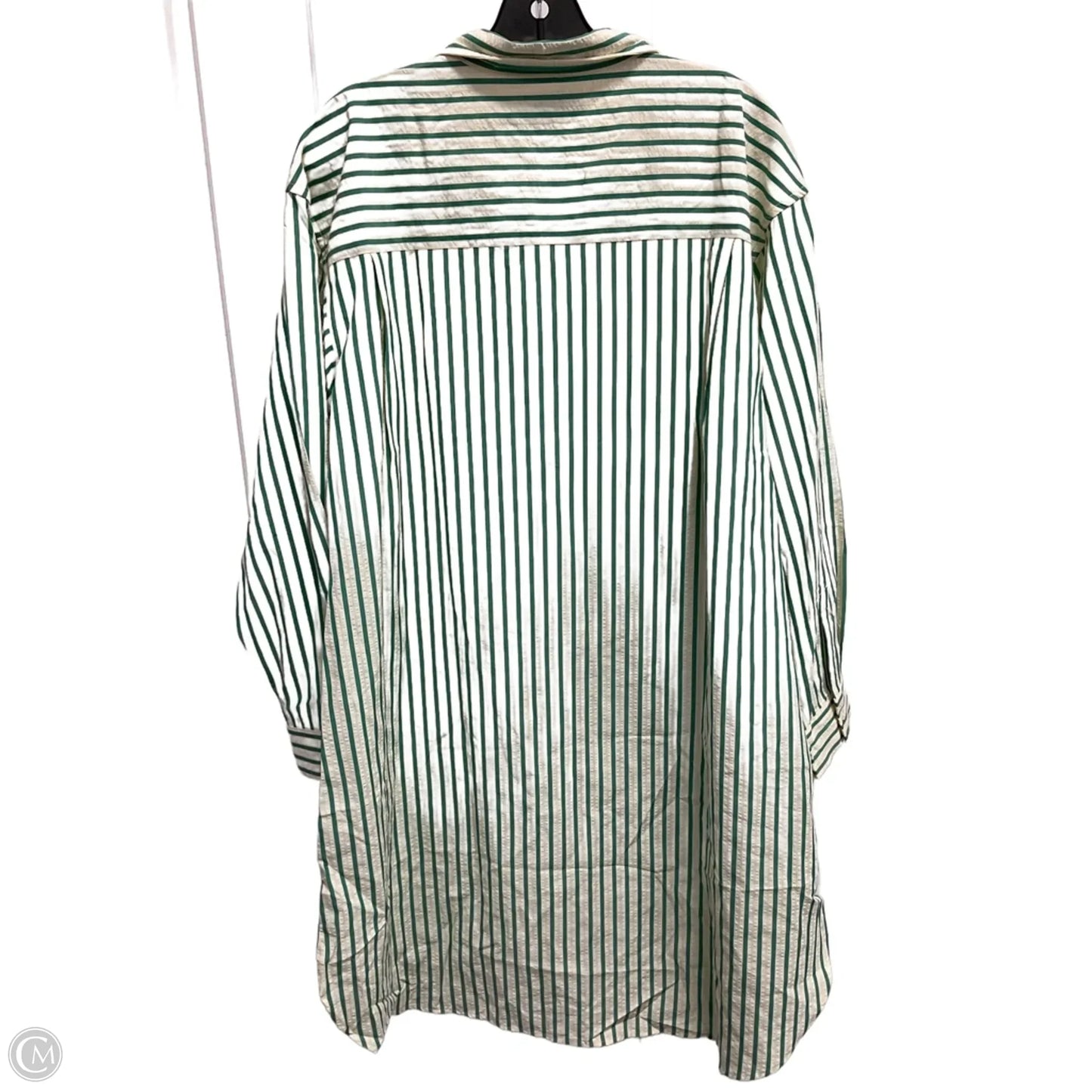 Dress Casual Midi By Banana Republic In Striped Pattern, Size: Xl