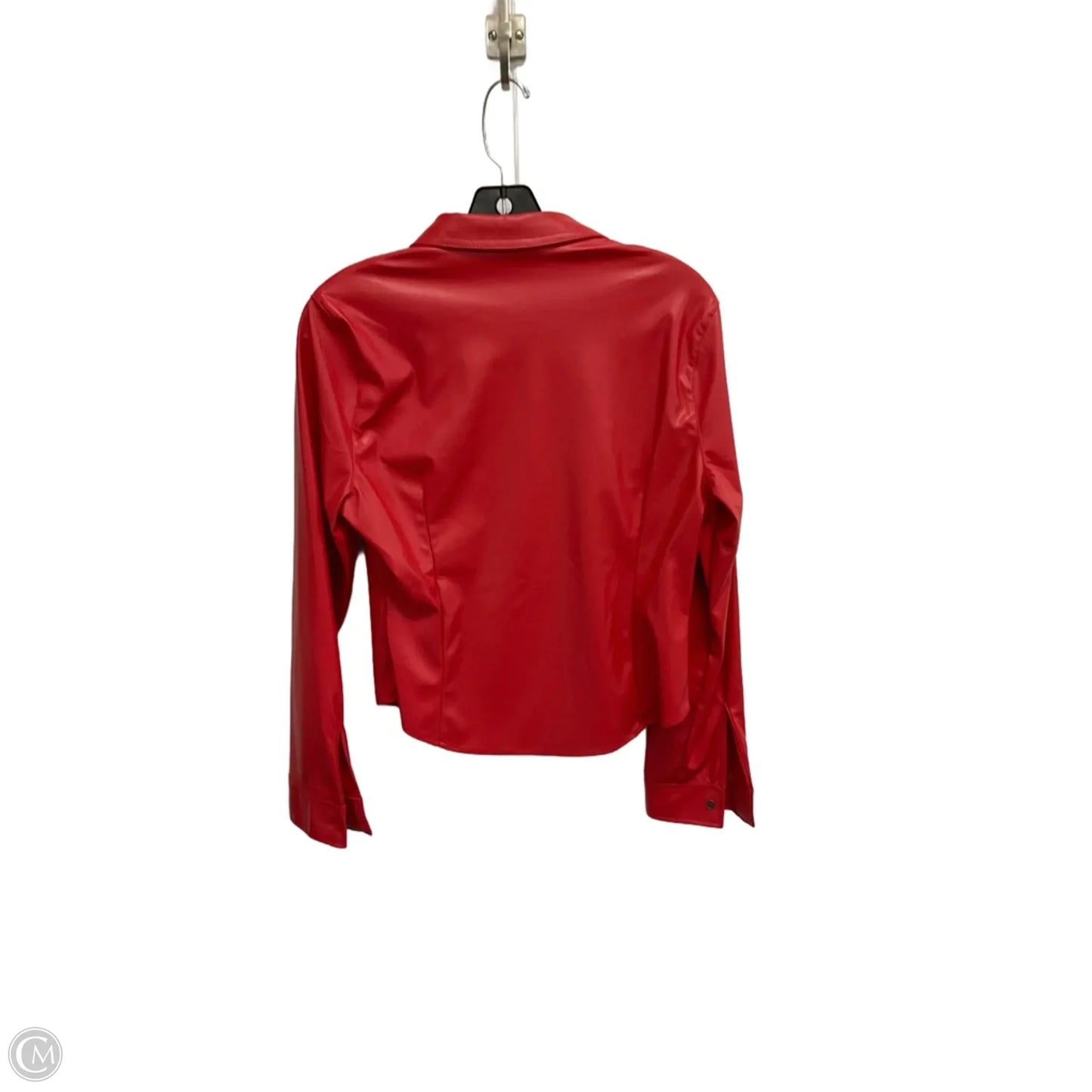 Blouse Long Sleeve By Love Tree In Red, Size: S